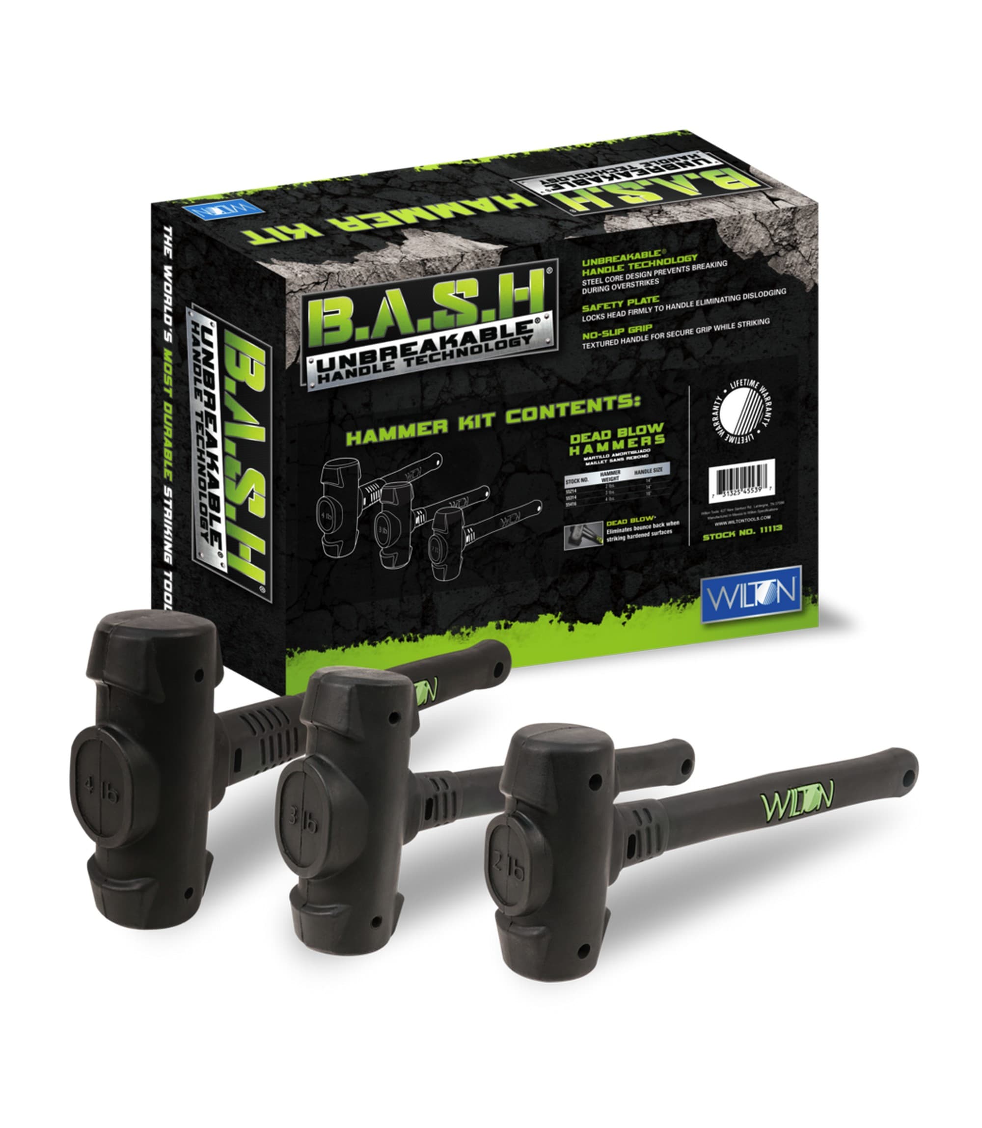 Wilton B.A.S.H Dead Blow Hammer Kit (11113) - Image 1