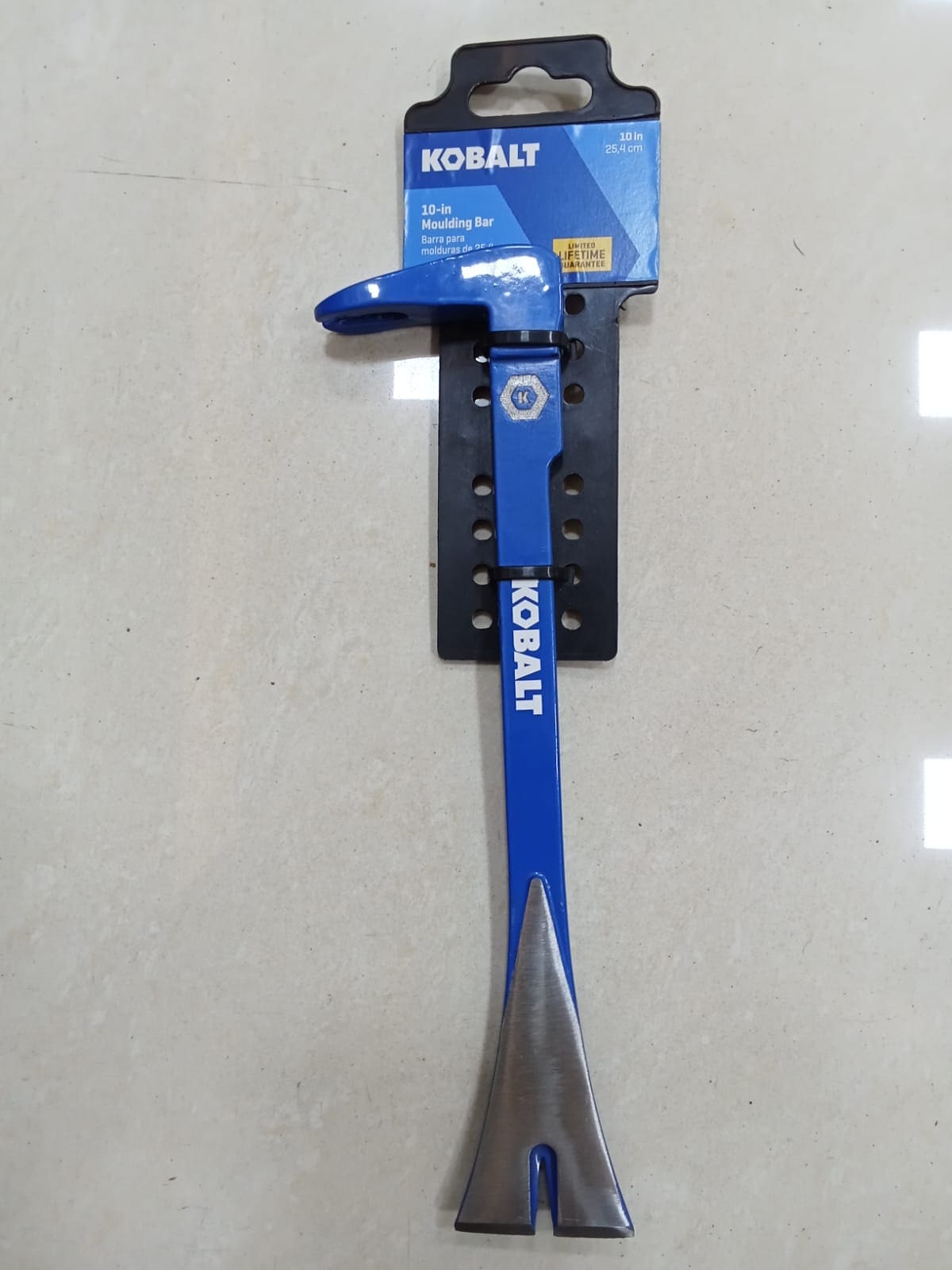 Kobalt Crowbar Pry Bar 10-in EN-9 Utility bar - Image 1