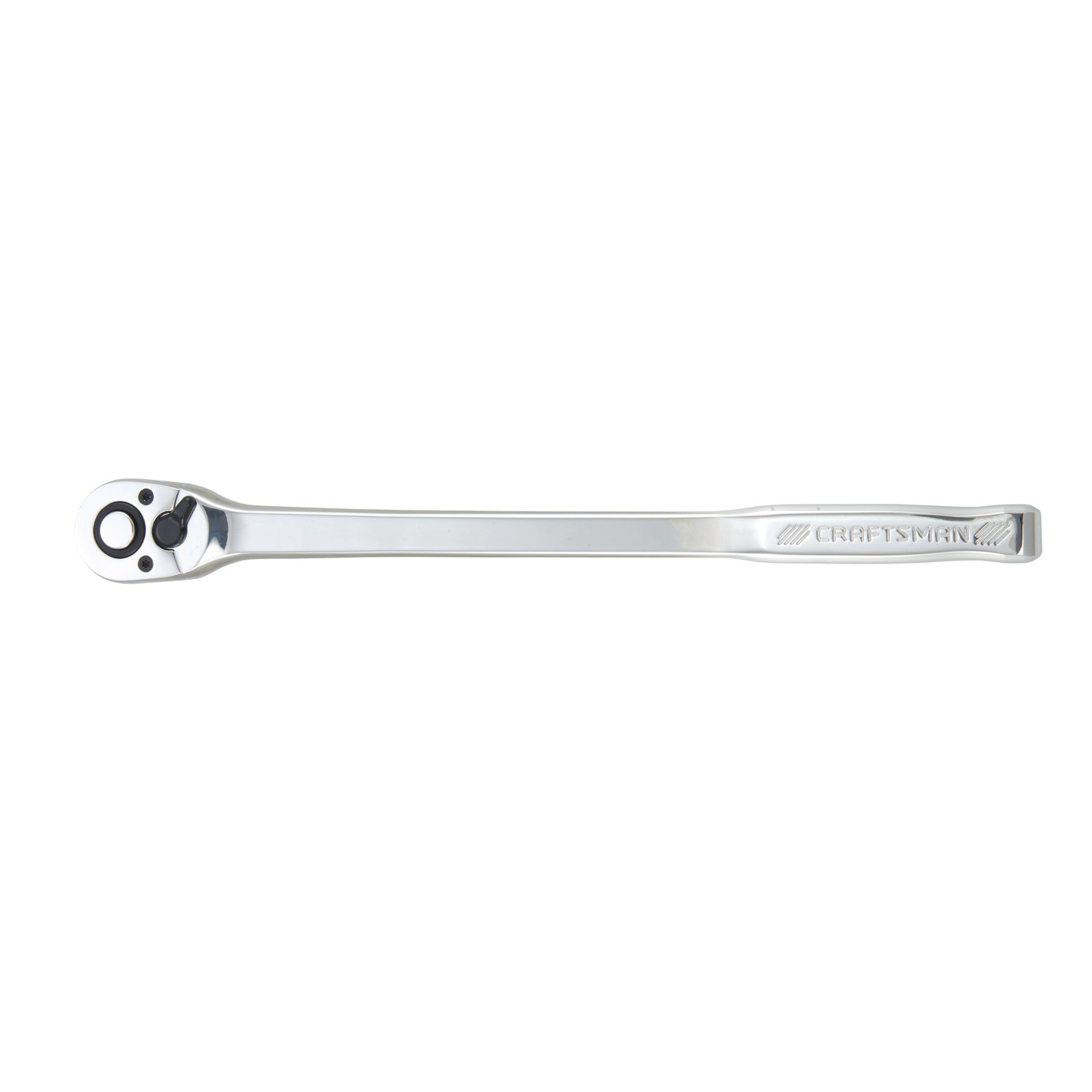 CRAFTSMAN 72 -Tooth 1/2-in Drive Chrome Handle Ratchet - Image 1