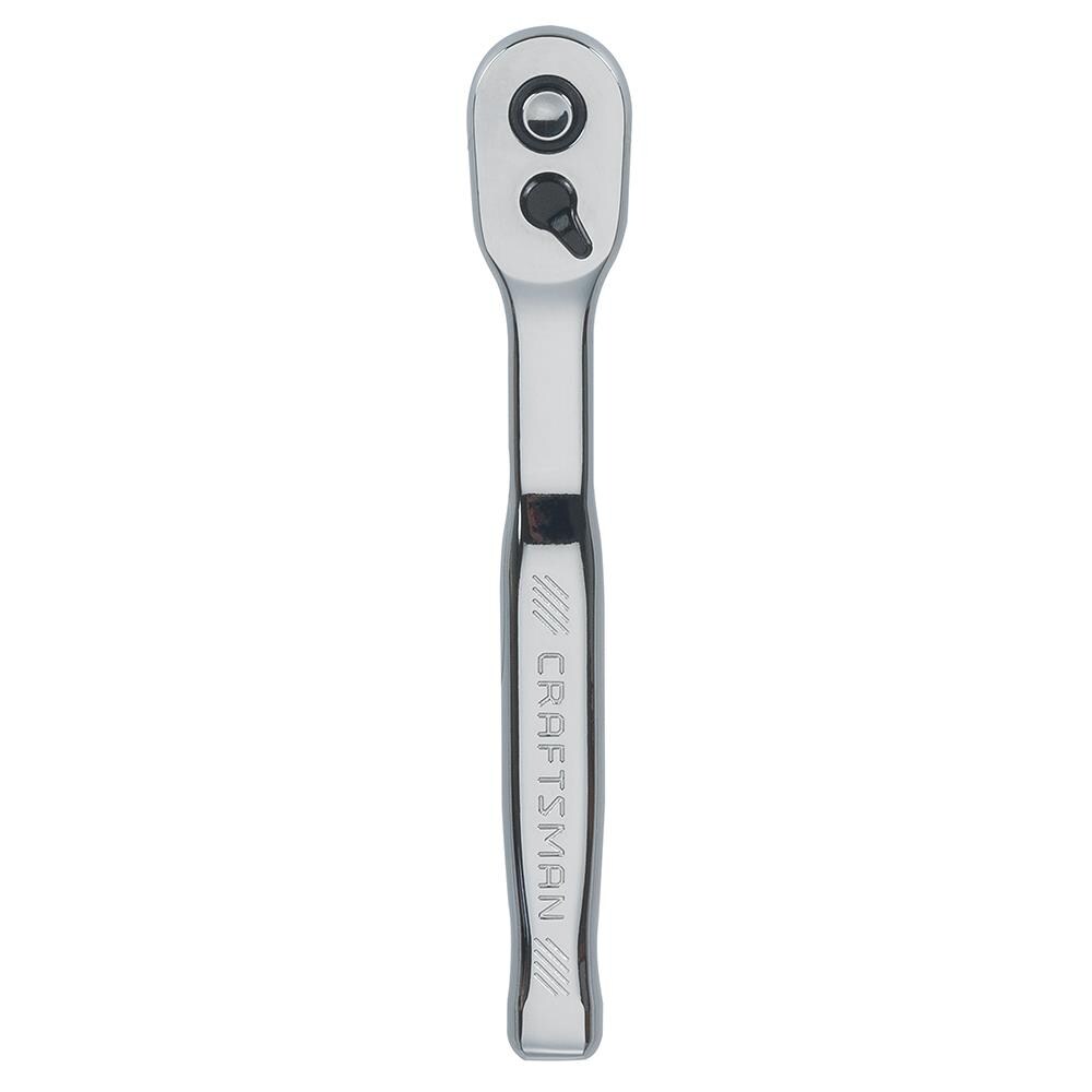 CRAFTSMAN 72 -Tooth 1/4-in Drive Full polish Handle Ratchet - Image 1