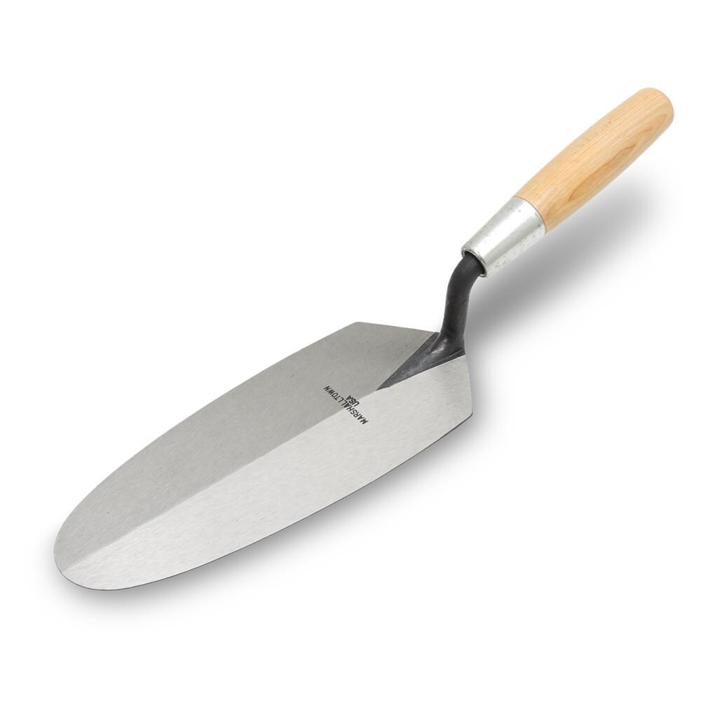 Marshalltown 9.5-in x 3.75-in High carbon steel Coke Wood Handle Trowel - Image 1