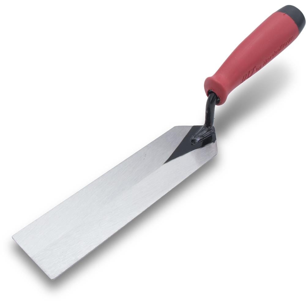 QLT by Marshalltown 5-in x 1.5-in Carbon steel Margin Rubber Handle Trowel - Image 1
