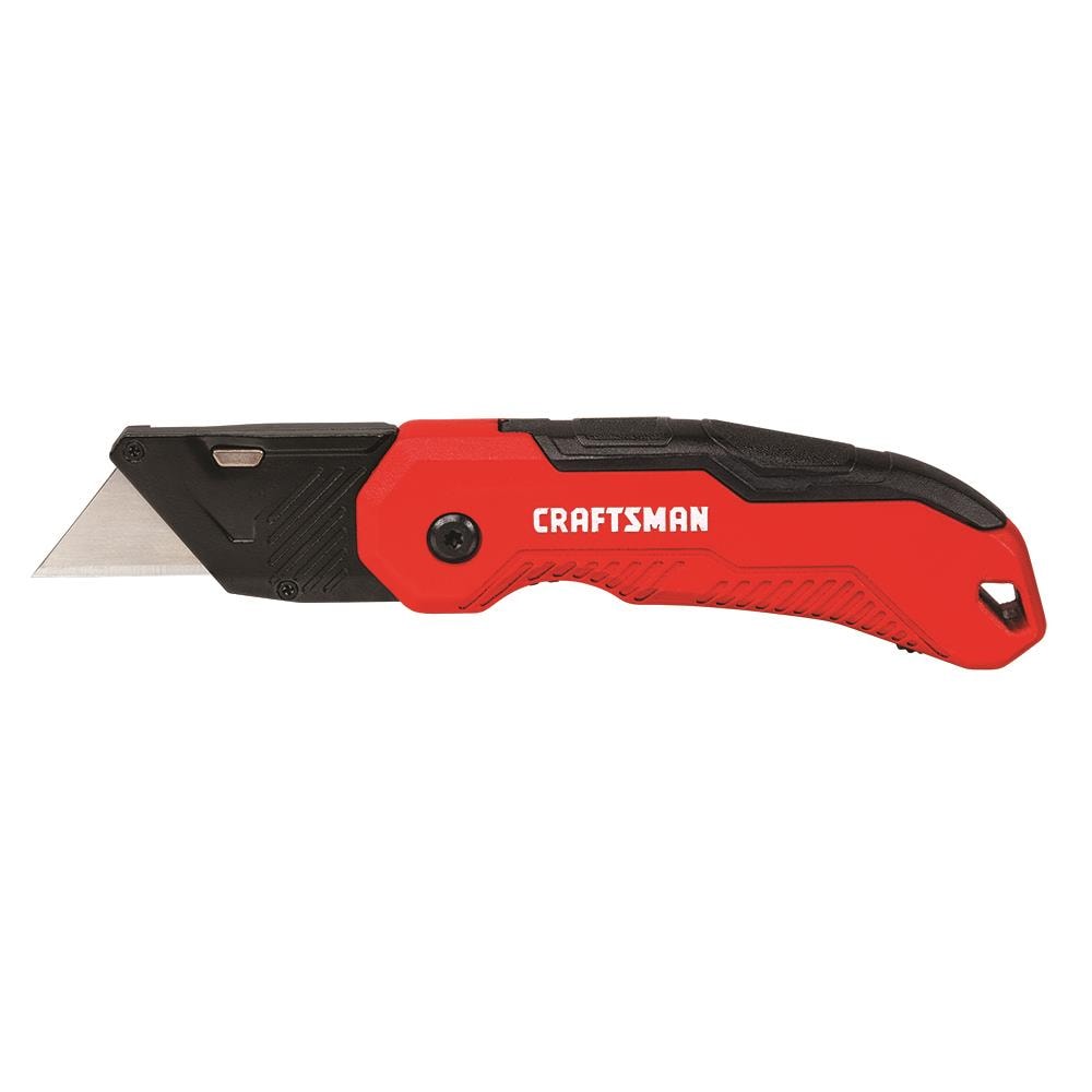 CRAFTSMAN 3/4-in 1 -Blade Folding Utility Knife with On Tool Blade Storage - Image 1