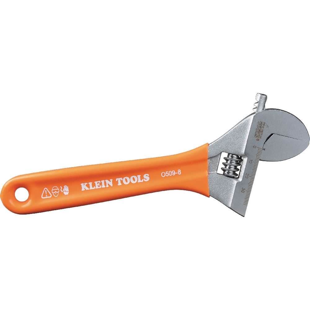 Klein Tools Extra-Wide Jaw Adjustable Wrench, 8-Inch - Image 1