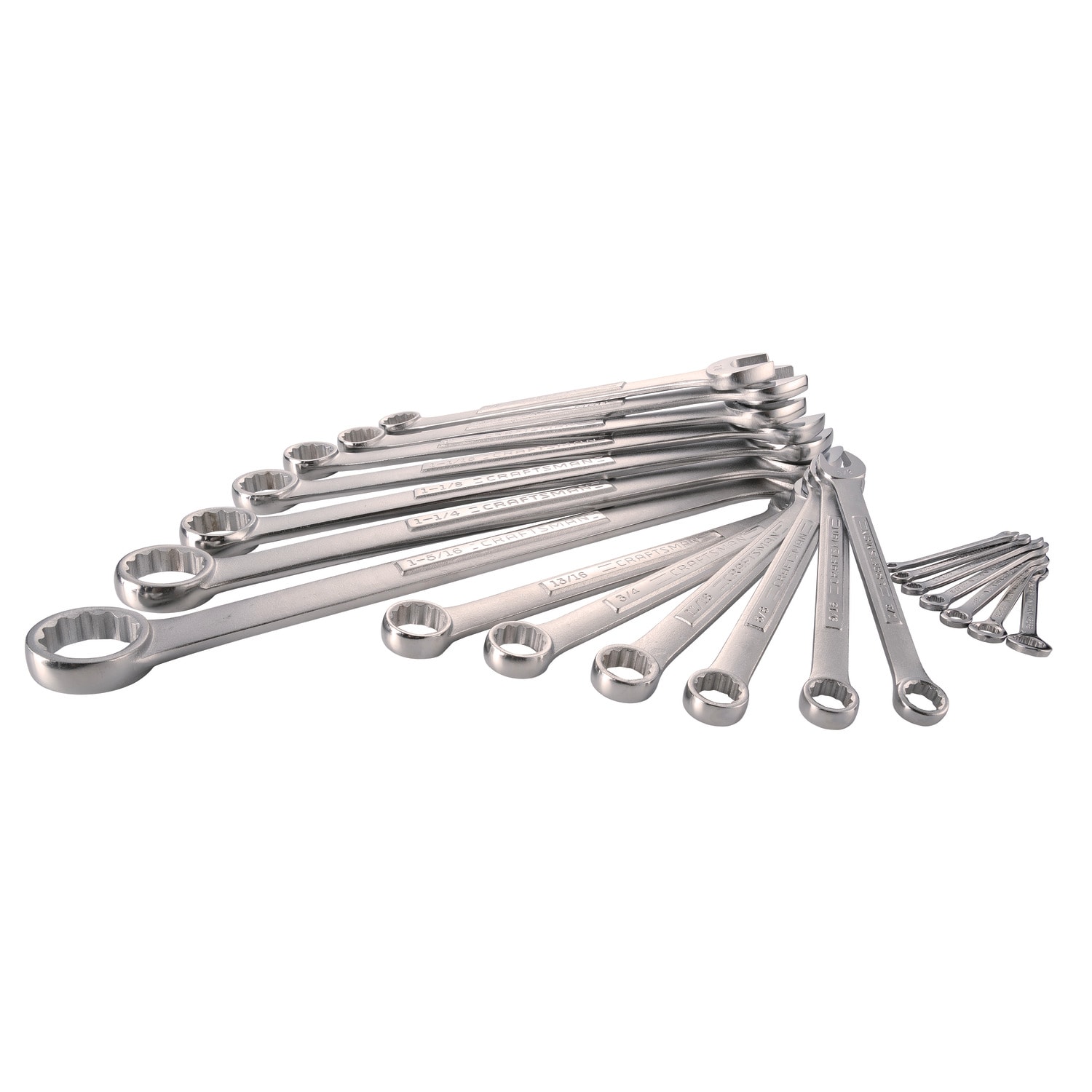 CRAFTSMAN 20 -Piece Set 12-point Standard (SAE) Standard Combination Wrench (no case) - Image 1