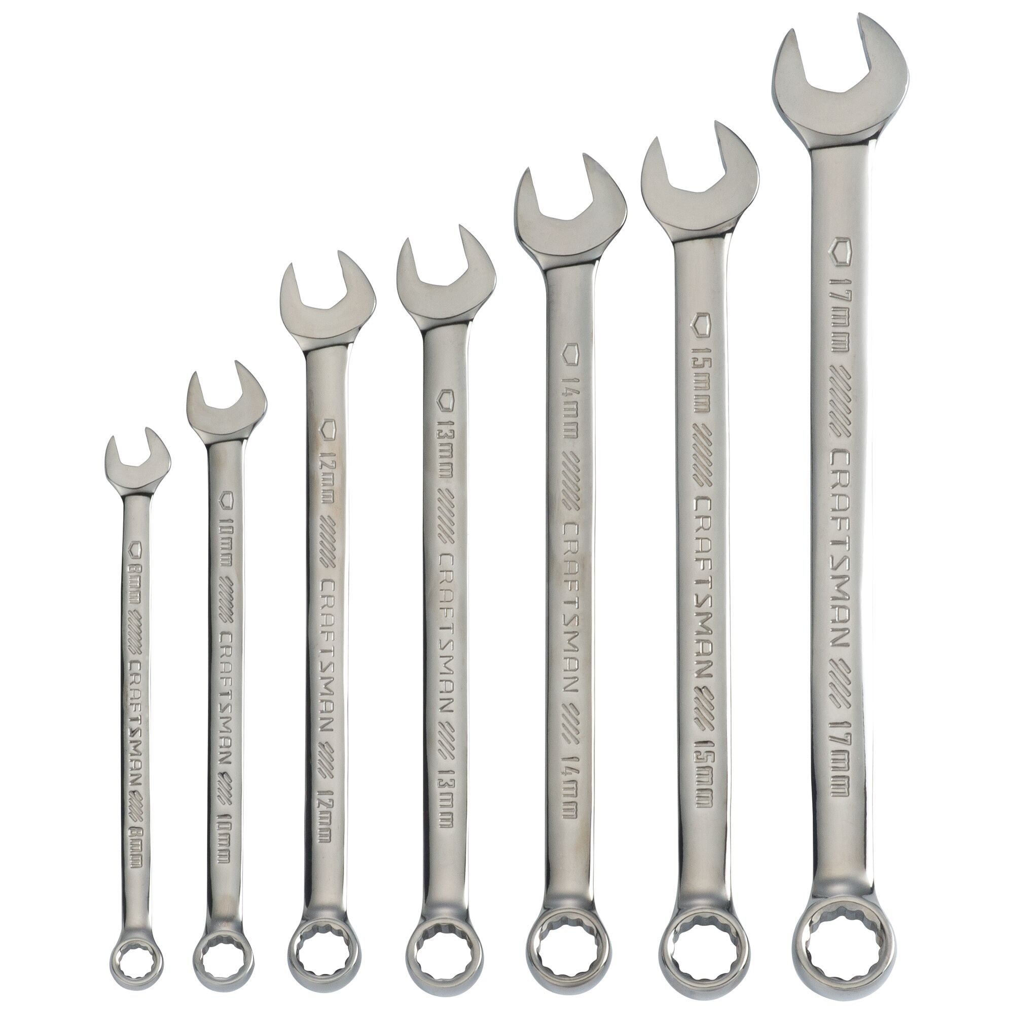 CRAFTSMAN 7 -Piece Set 12-point Metric Standard Combination Wrench (no case) - Image 1