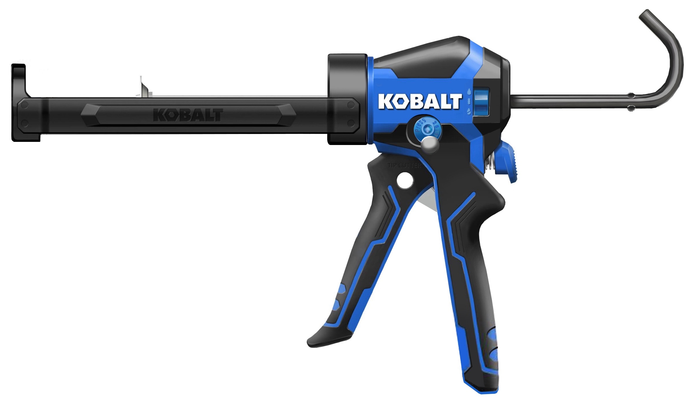 Kobalt Dual Thrust 10 -oz Anti-Drip Smooth rod Caulk Gun - Image 1