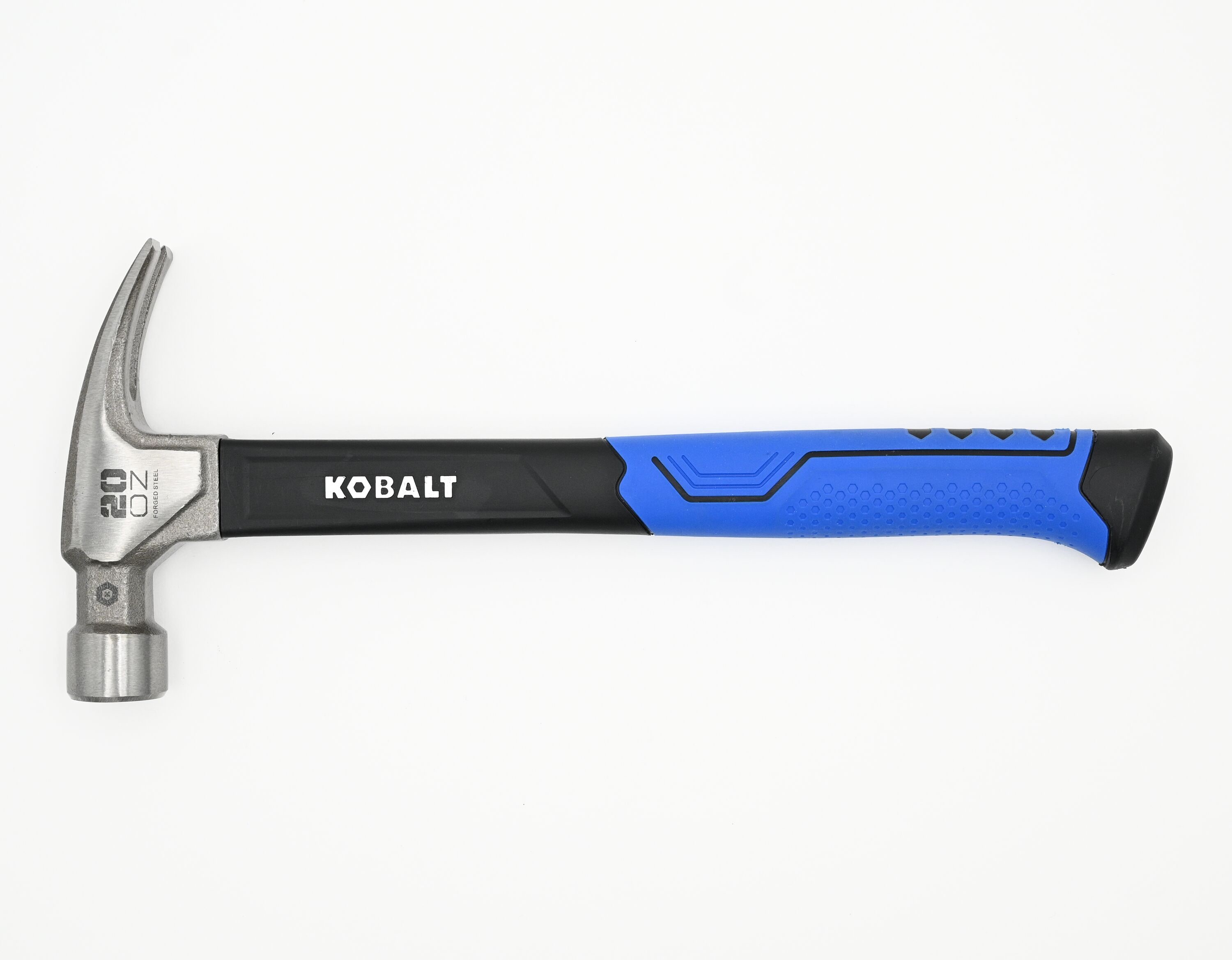 Kobalt 20 -oz Steel Head Fiberglass Handle Claw hammer - Image 1