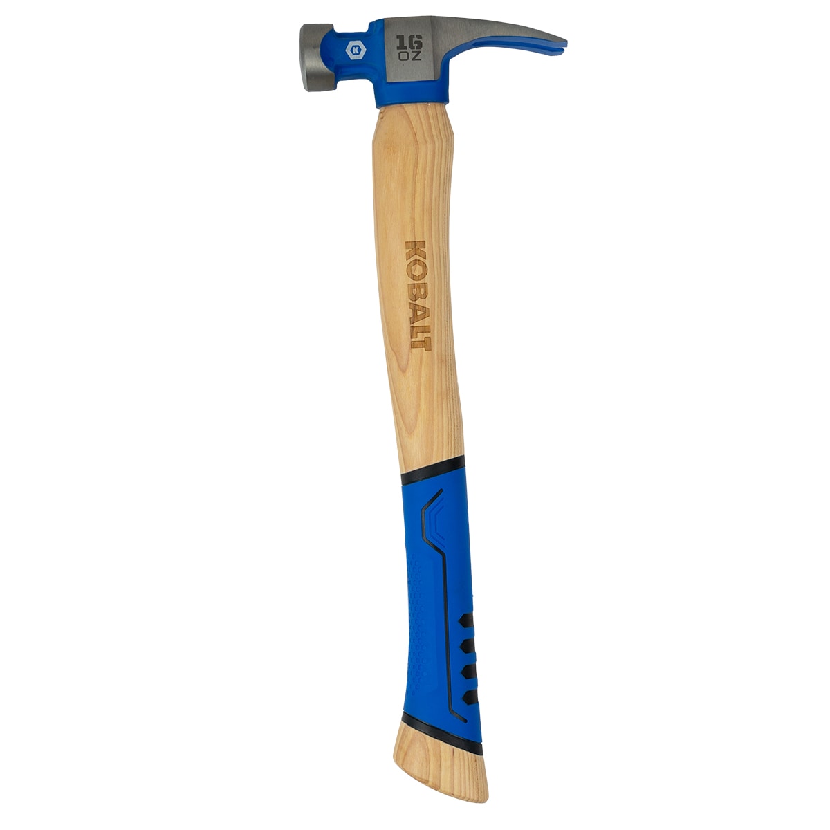 Kobalt 16 -oz Steel Head Wood Handle Framing hammer - Image 1