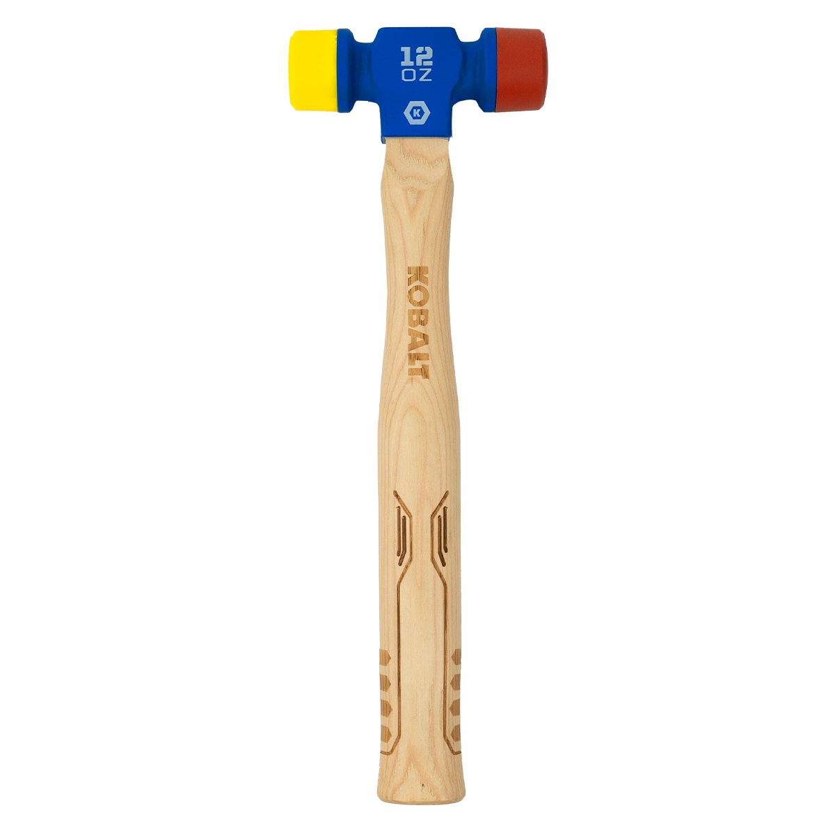 Kobalt 12 -oz Rubber Head Wood Handle Rubber mallet - Image 1