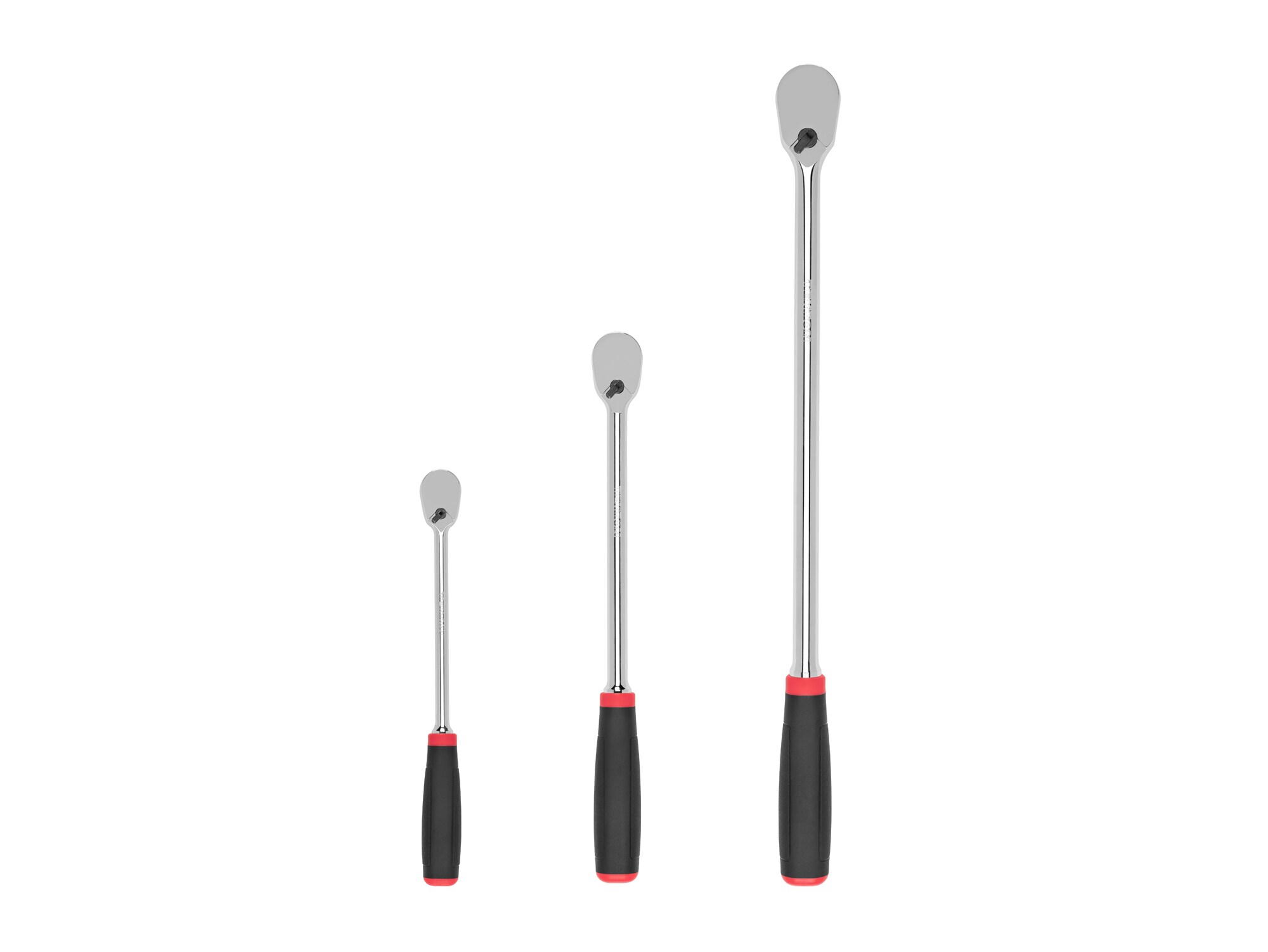 TEKTON 3 -Piece 90 -Tooth 1/2-in 3/8-in 1/4-in Drive Comfort grip Handle Ratchet Set - Image 1