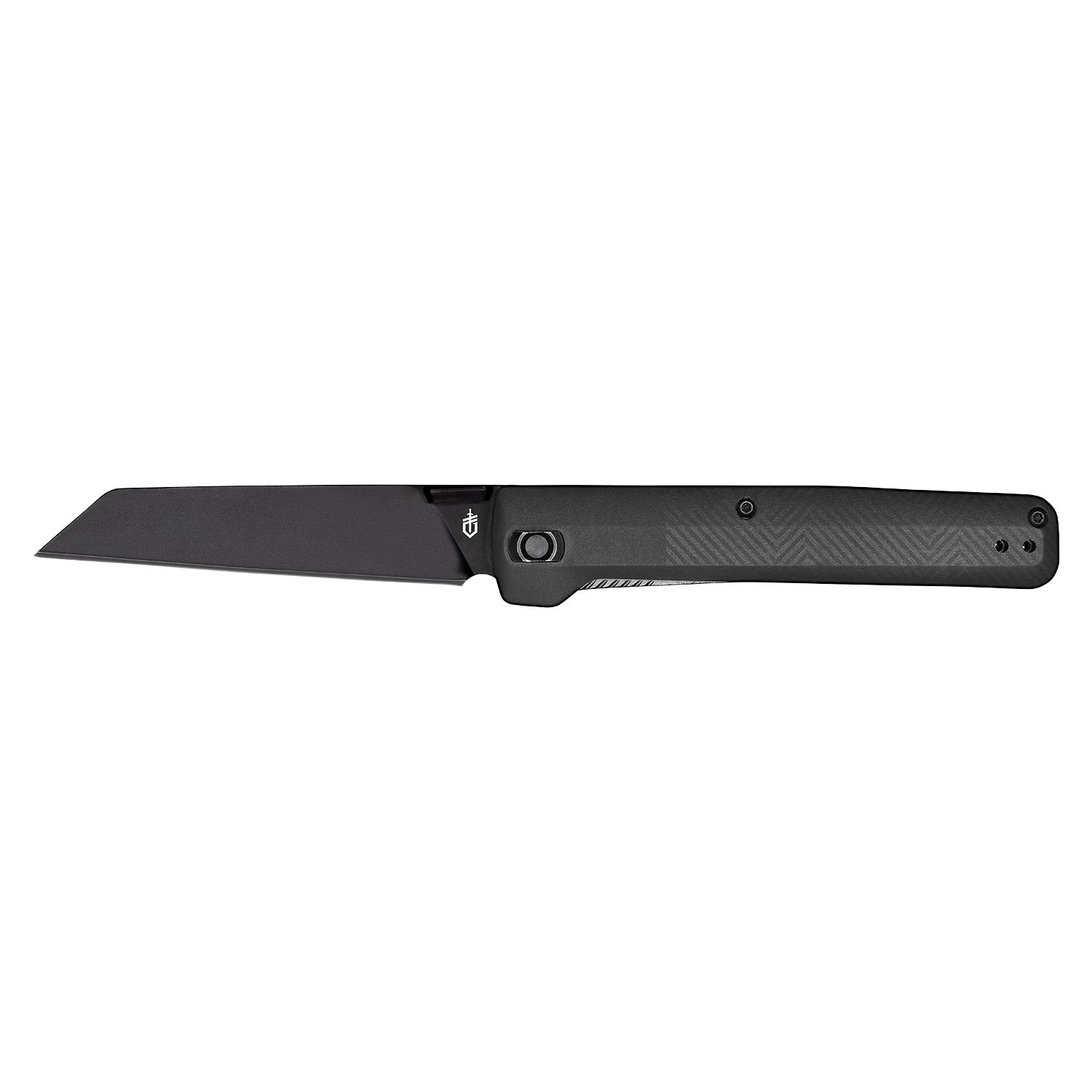 Gerber 3.7-in Carbon steel Tanto Pocket Knife - Image 1