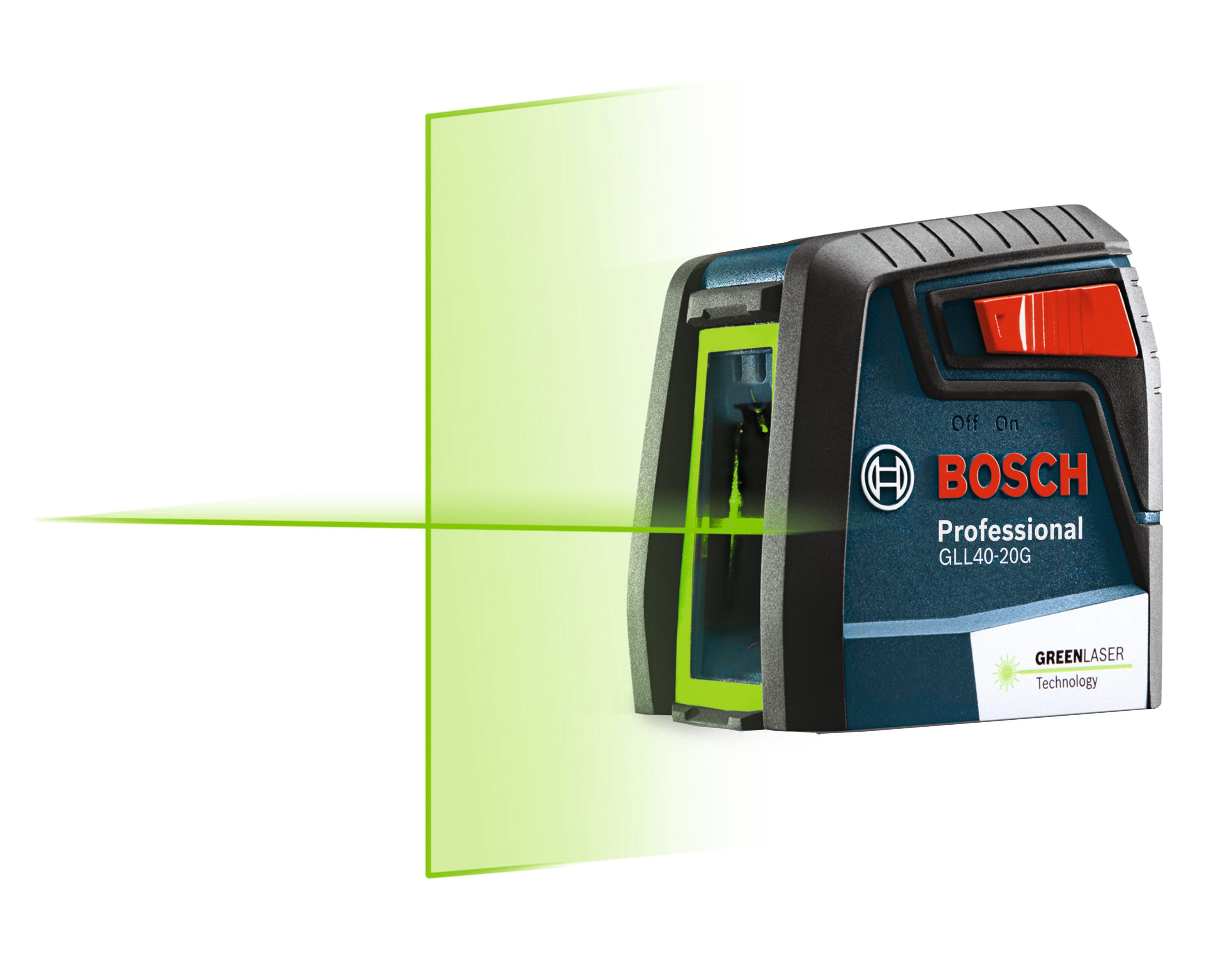 Bosch 40-ft Green Self-Leveling Cross-line Laser Level - Image 1