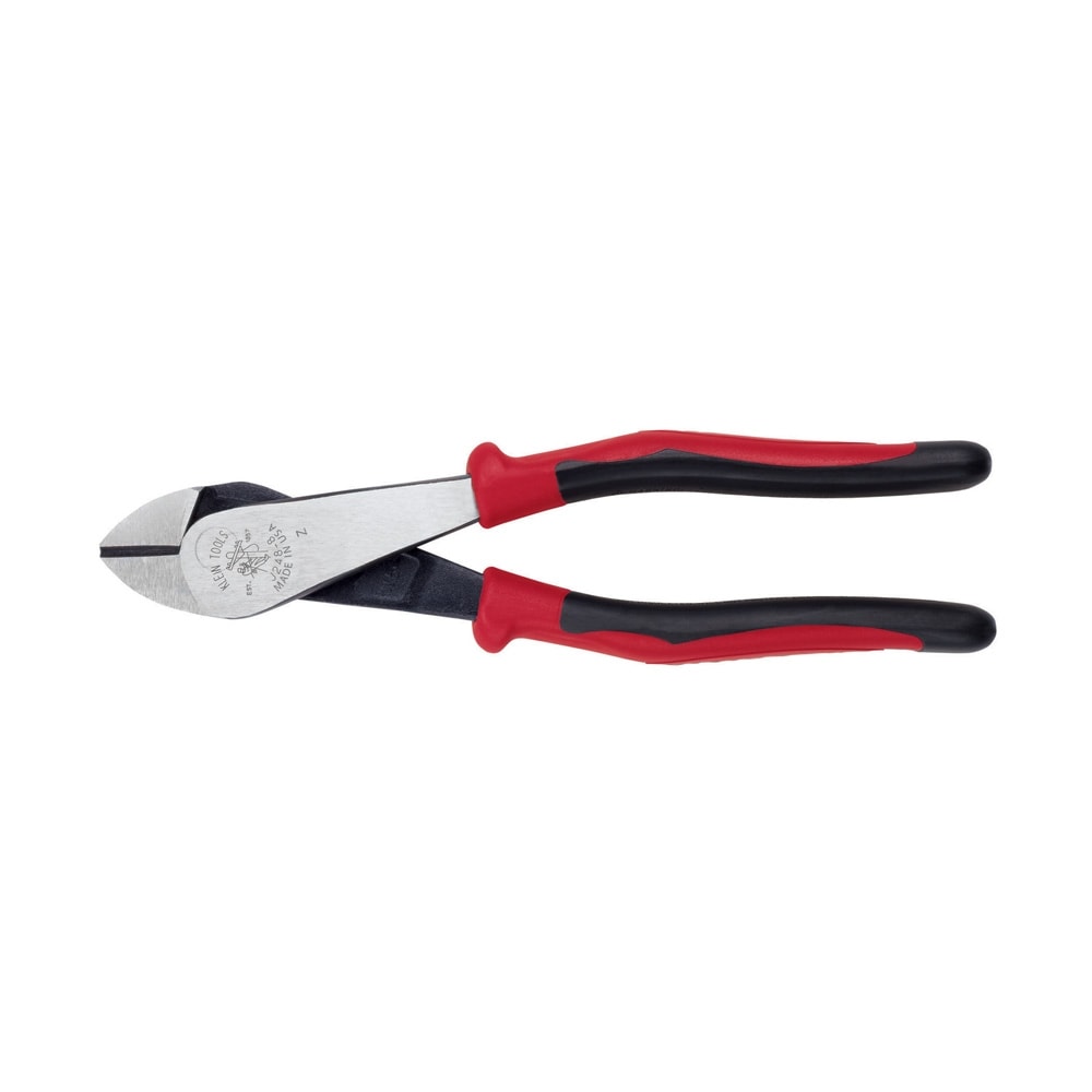 Klein Tools Diagonal Cutting Pliers, Journeyman, Angled Head, 8-Inch - Image 1