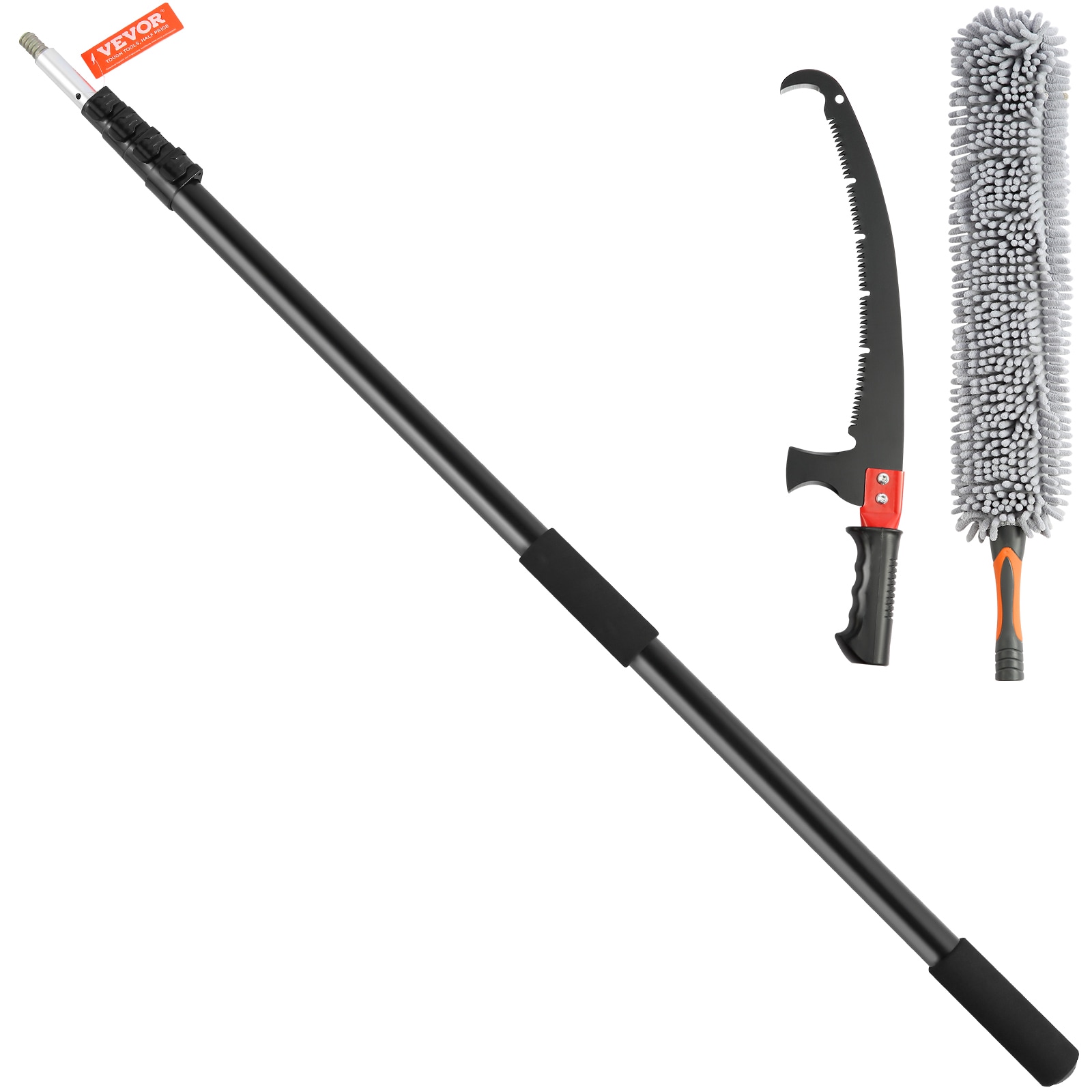 VEVOR 17-ft Extendable Pole Pruning Saw - Image 1