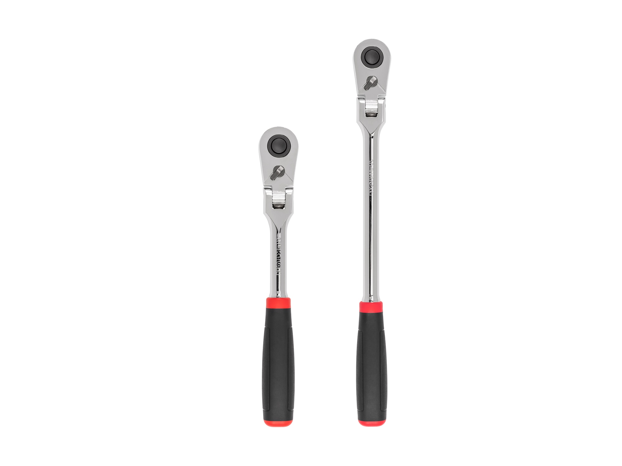 TEKTON 2 -Piece 90 -Tooth 1/2-in Drive Comfort grip Handle Flexible Head Ratchet Set - Image 1