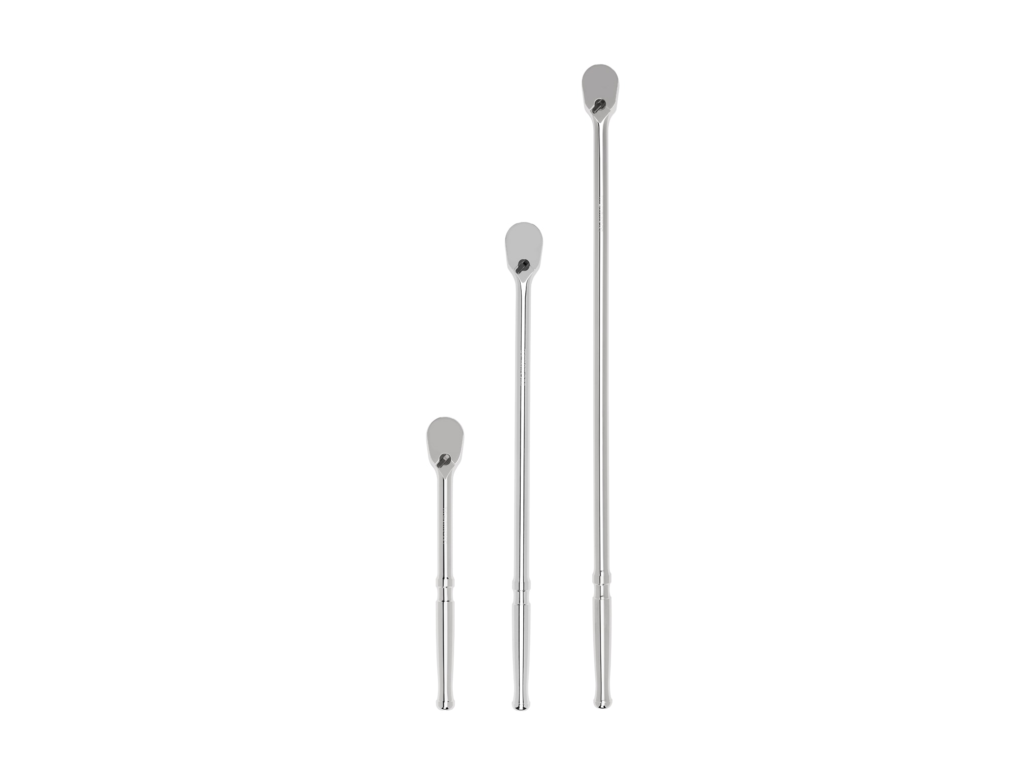 TEKTON 3 -Piece 90 -Tooth 1/2-in Drive Full polish Handle Ratchet Set - Image 1