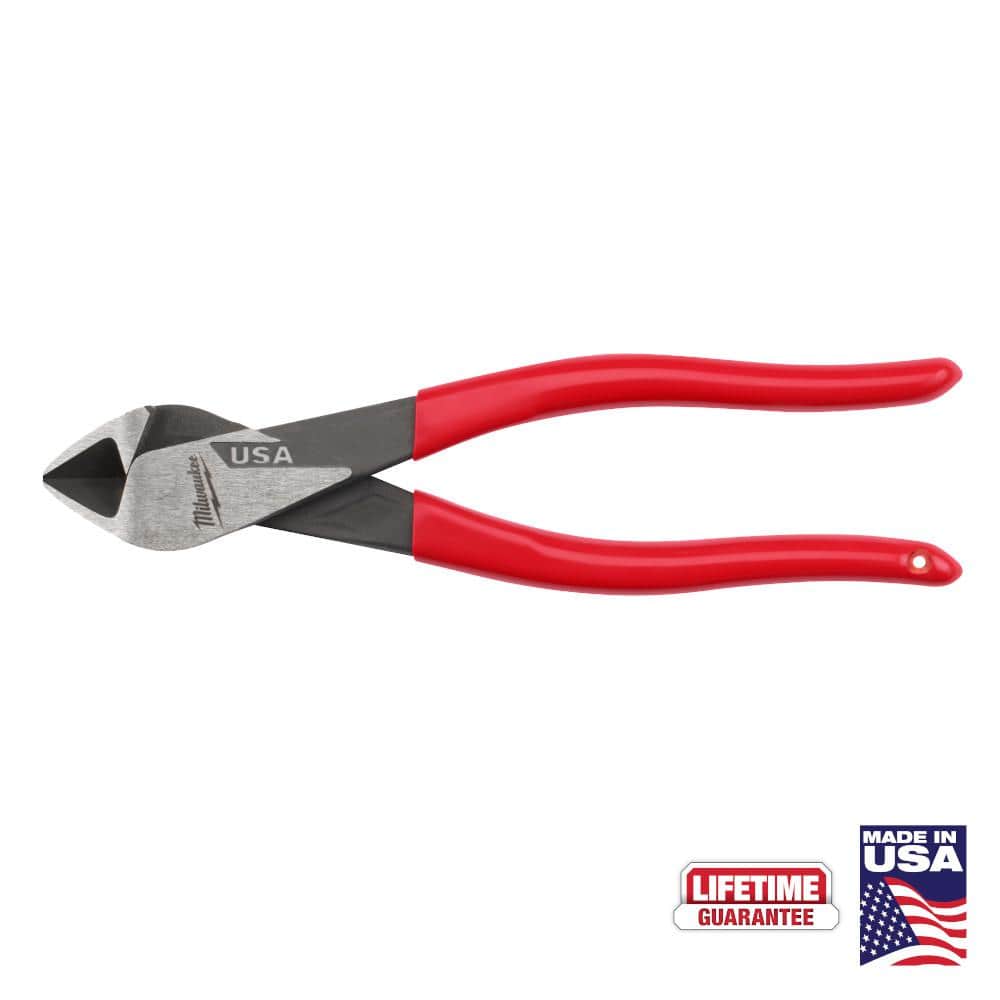 8 in. Diagonal Cutting Pliers with Dipped Grip - Image 1