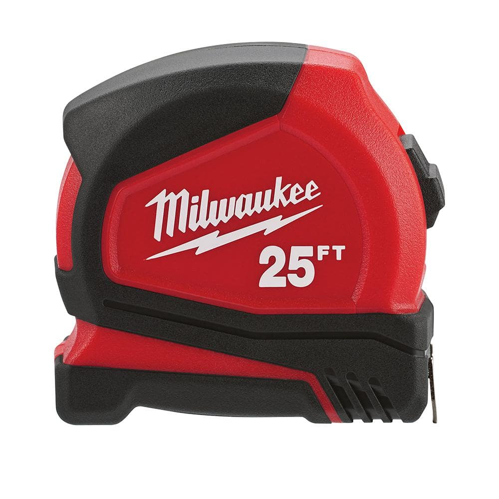Compact 25 ft. SAE Tape Measure with Fractional Scale and 9 ft. Standout - Image 1
