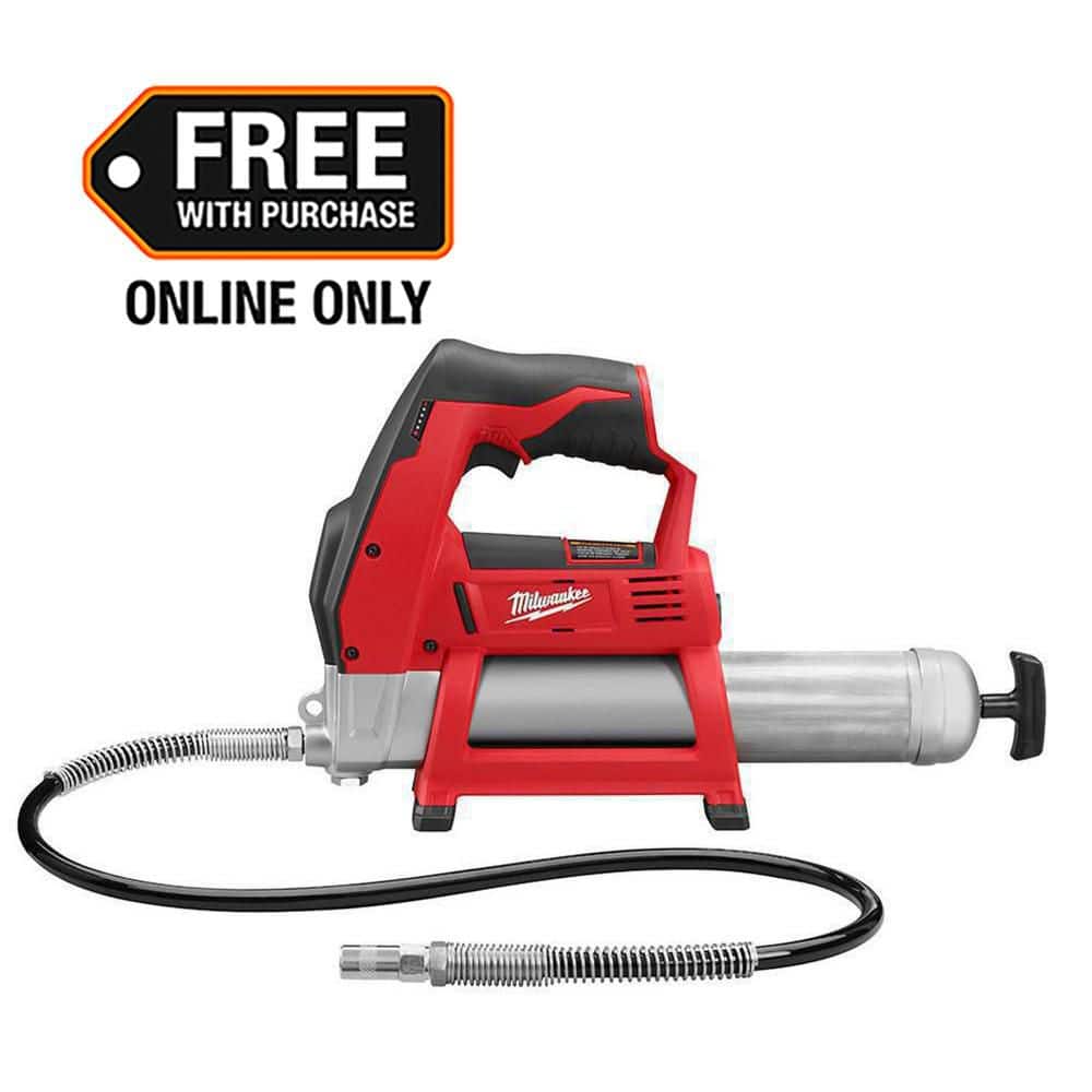 Milwaukee M12 Cordless Lithium-Ion Grease Gun (Bare Tool) - Image 1