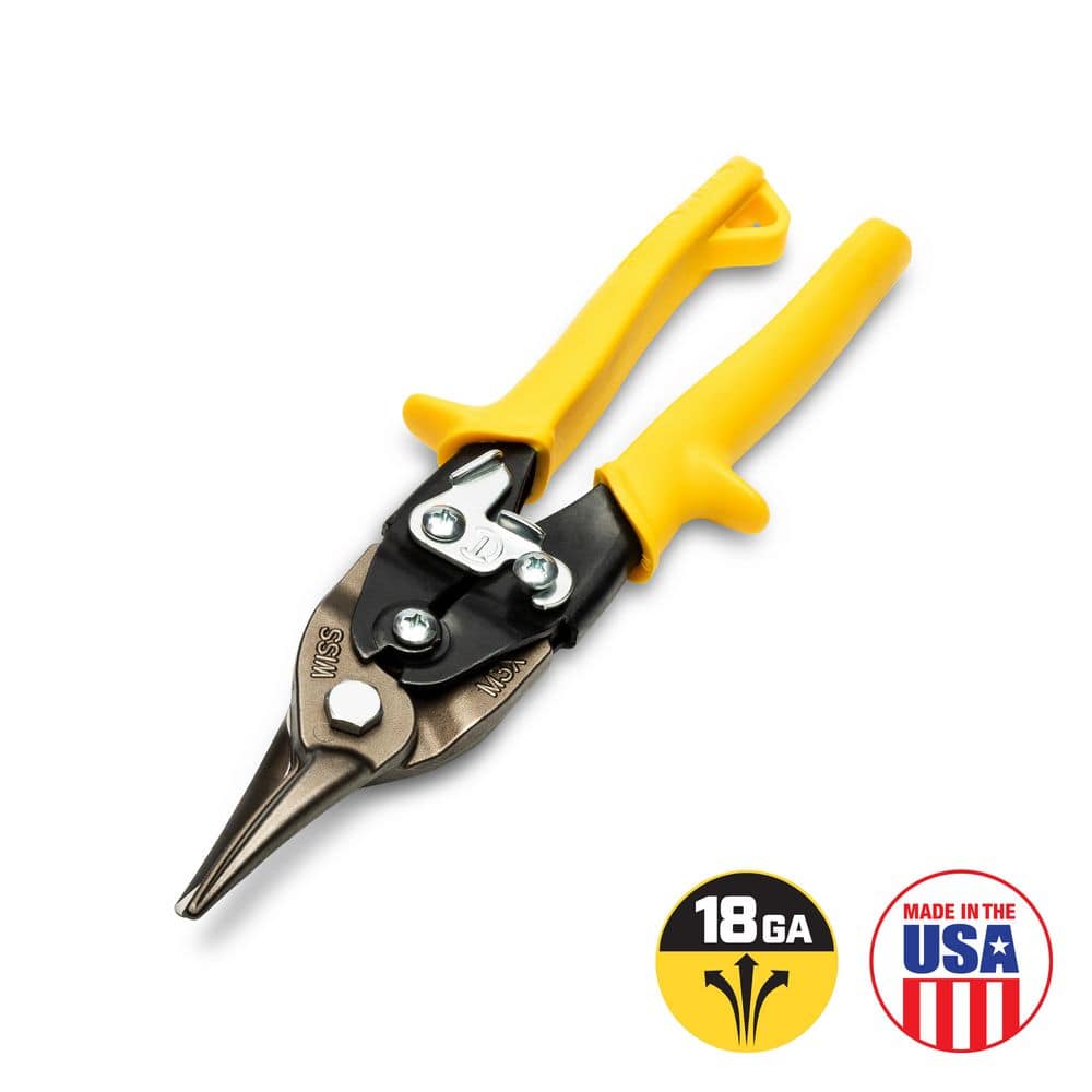Crescent Wiss 9-3/4 Inch MetalMaster Compound Action Snips - Straight, Left and Right Cut - M3R - Image 1