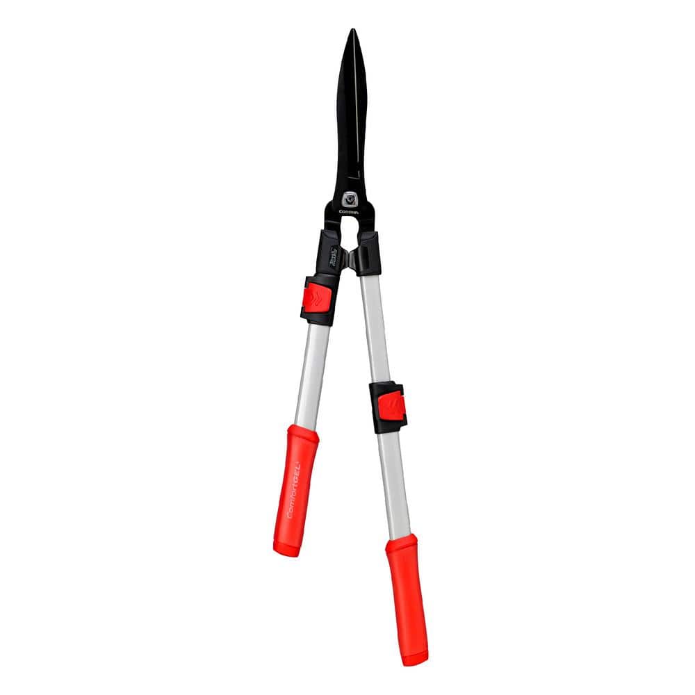 CORONA ComfortGEL Extendable Hedge Shear, NonStick Blade, 9 in L Blade, Steel Handle - Image 1