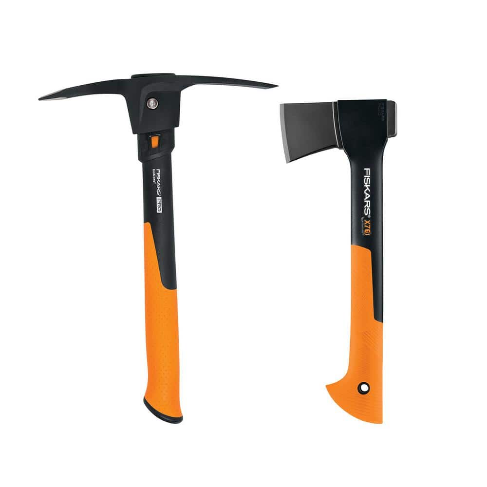 1.5 Ibs. 14 in. Hatchet and Pick Axe with 14 in. Handle (2-Piece) - Image 1