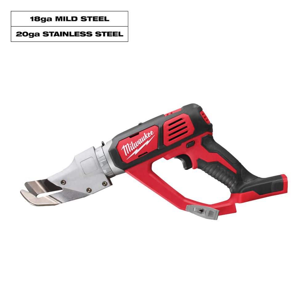 M18 18-Volt Lith-Ion Cordless 18-Gauge Single Cut Metal Shear w/ 1/4 in. Impact Driver - Image 1