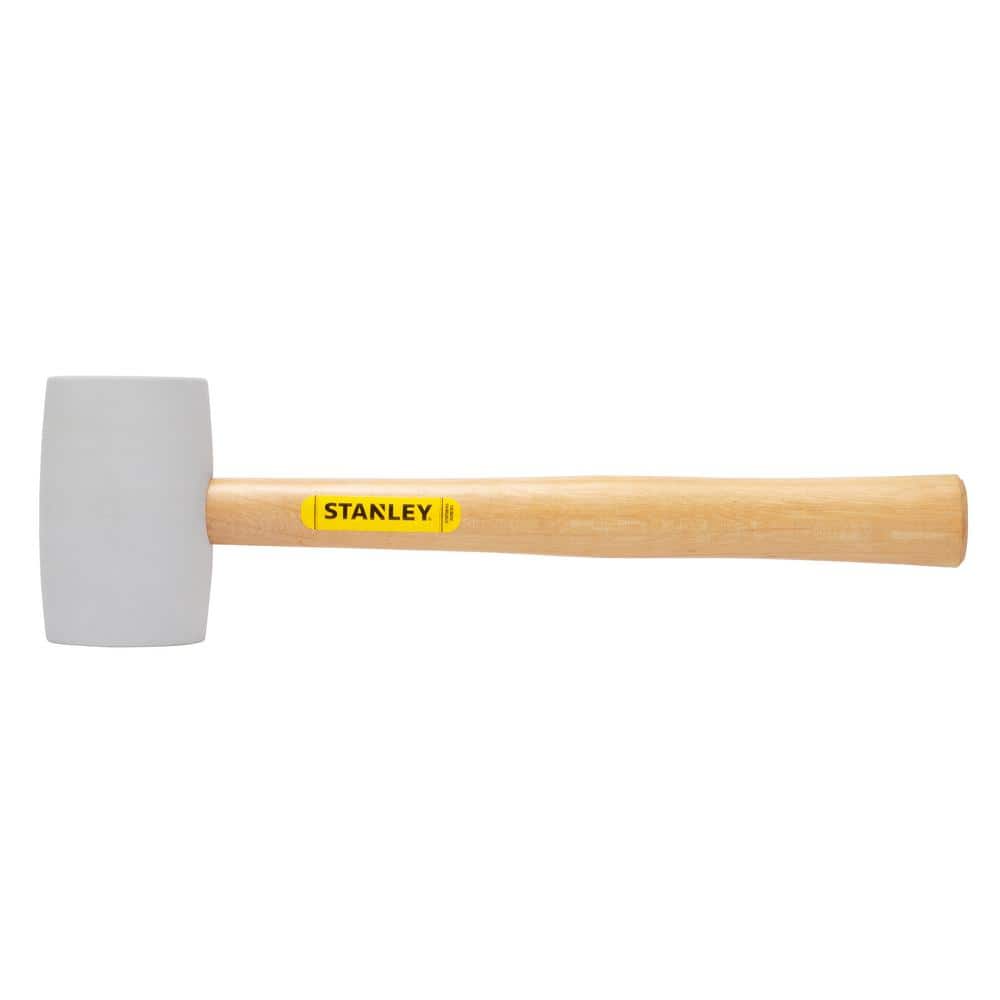 Stanley 16 Oz White Rubber Mallet - Image 1