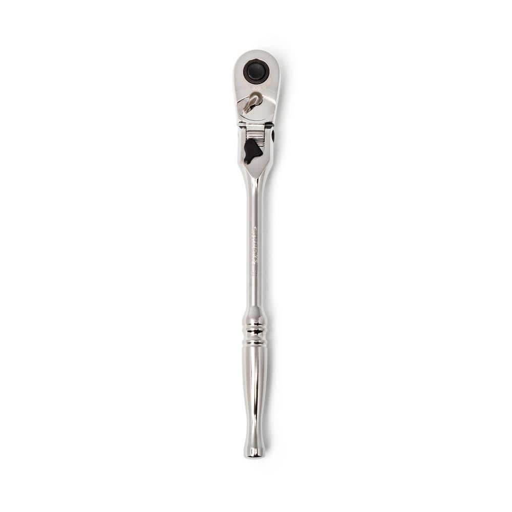 3/8 in. Drive 100-Position Chrome Locking Flex-Head Ratchet - Image 1