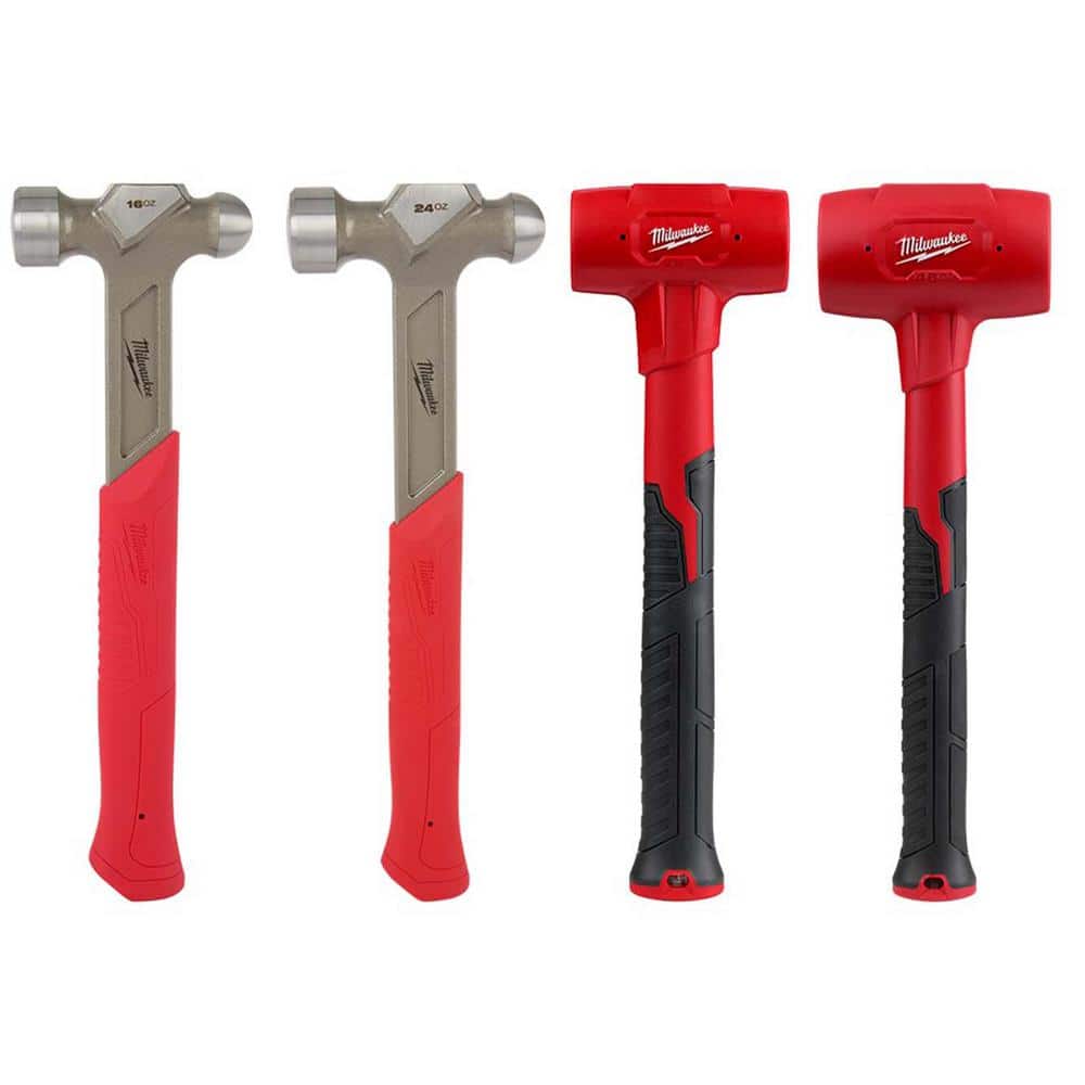Dead Blow and Ball Peen Hammer Set (4-Piece) - Image 1
