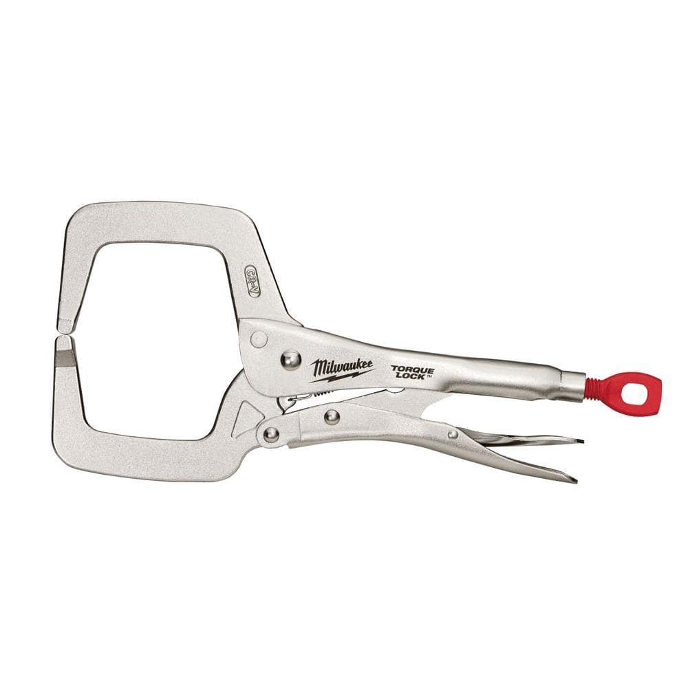 11" TORQUE LOCK Locking C-Clamp Regular Jaws - Image 1
