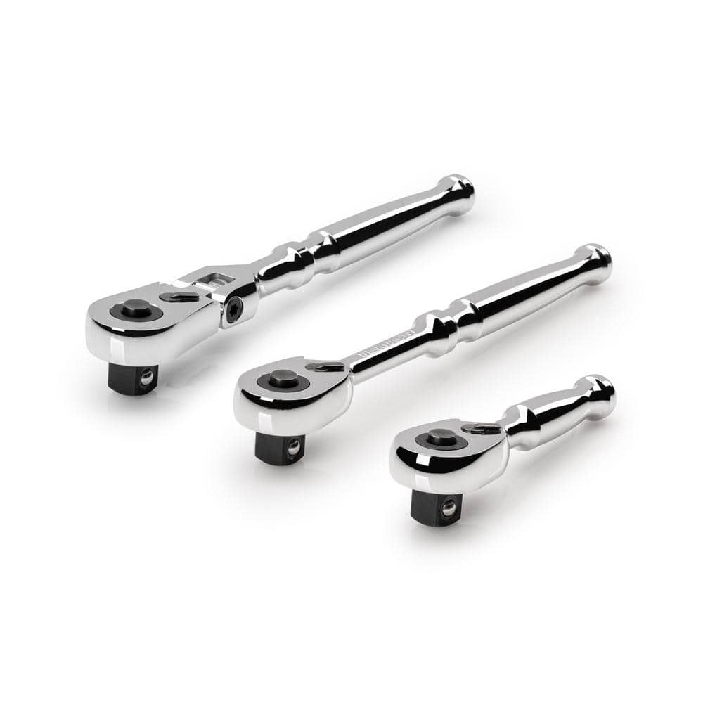 3/8 in. Drive Quick-Release Small Body Ratchet Set (3-Piece) - Image 1