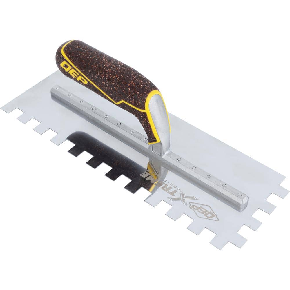 1/2 in. x 1/2 in. x 1/2 in. Stainless Steel Blade for Tile Square-Notch Trowel - Image 1