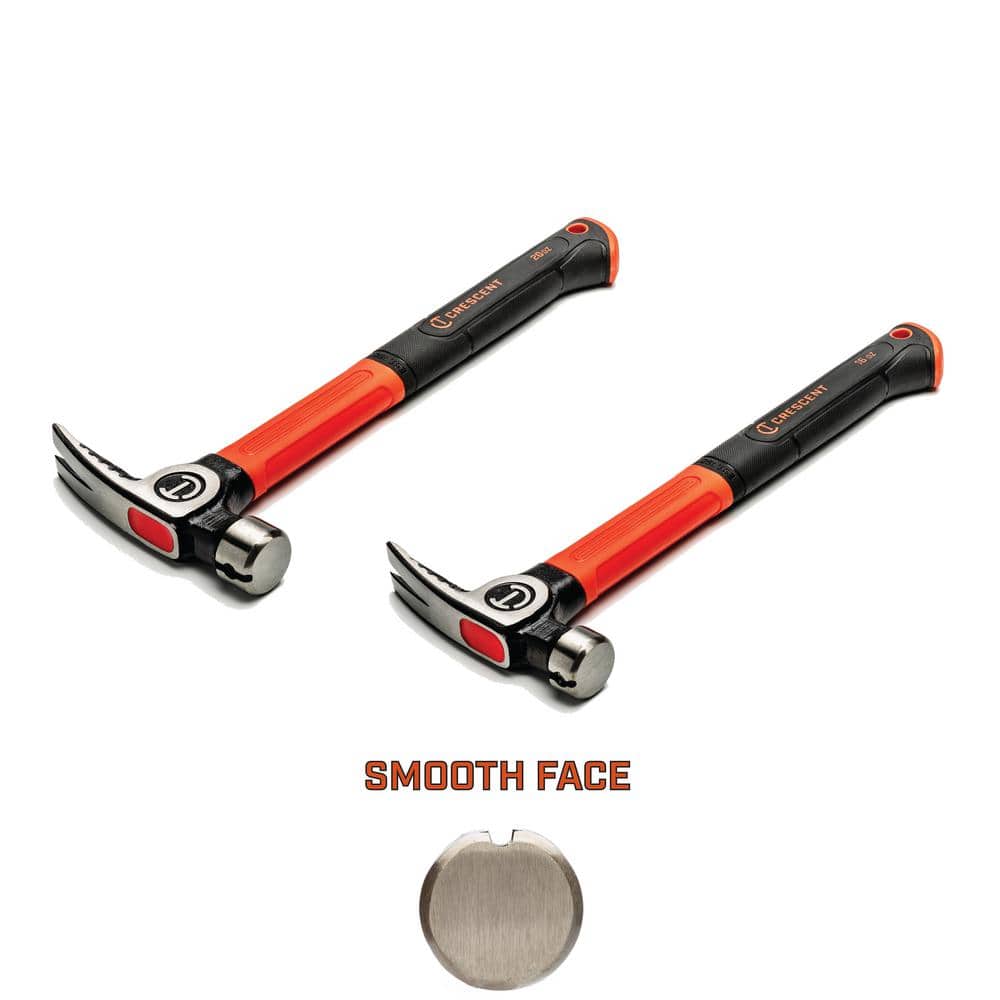 16 oz. and 20 oz. Fiberglass General Purpose Hammer Set (2-Piece) - Image 1