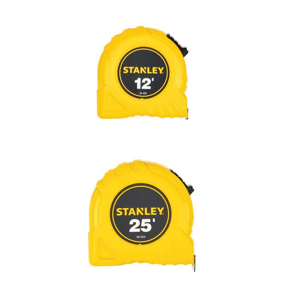 12 ft. x 1/2 in. and 25 ft. x 1 in. Tape Measure Combo - Image 1