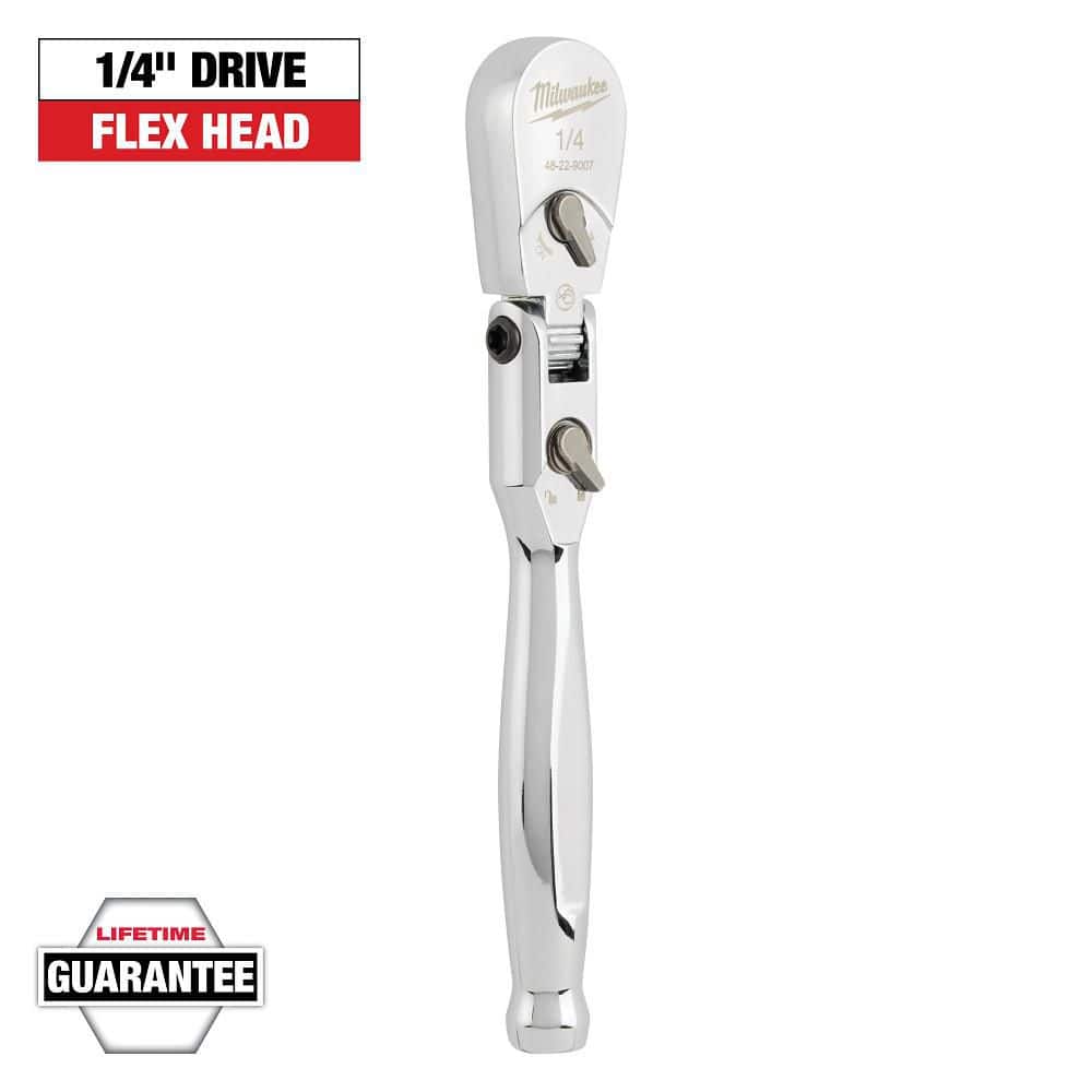 1/4 in. Drive 6 in. Flex Head Ratchet - Image 1