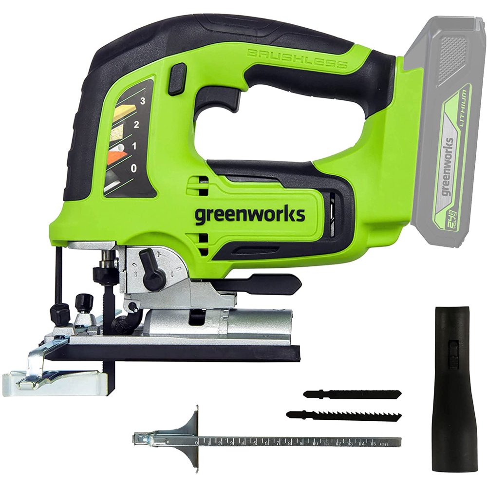 Greenworks 24V Brushless Jig Saw, Battery Not Included 3601202AZ - Image 1