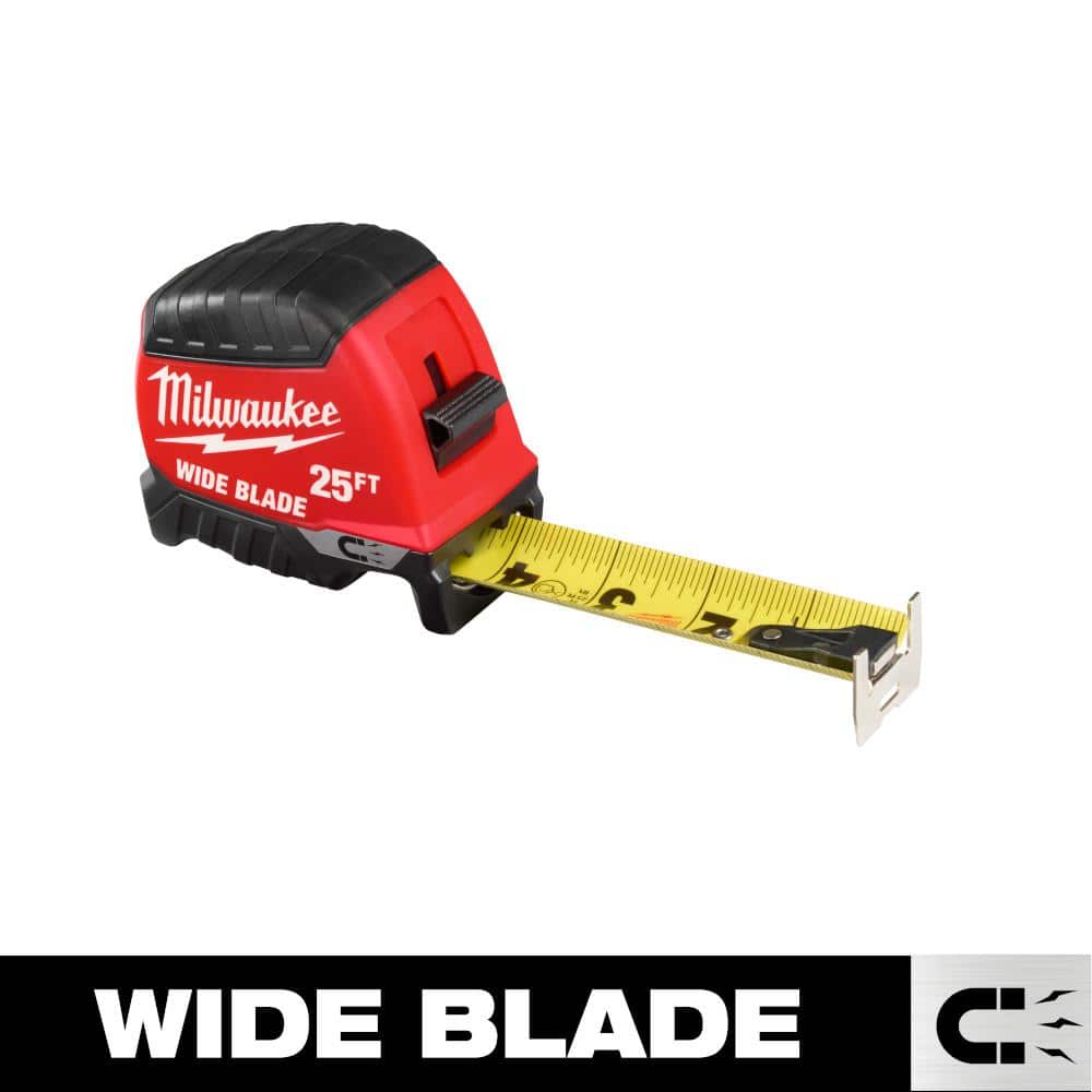 25 ft. Wide Blade Magnetic Tape Measure With 18 ft. Reach - Image 1