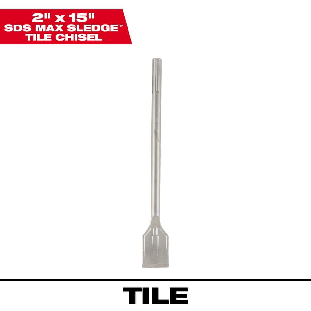 2 in. x 15 in. SLEDGE SDS-MAX Tile Chisel - Image 1