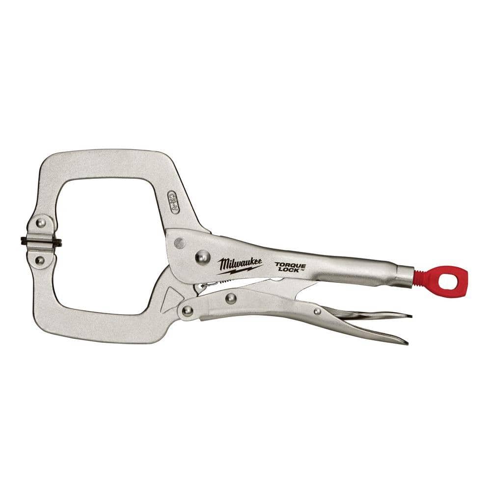 11" TORQUE LOCK Locking C-Clamp Swivel Jaws - Image 1