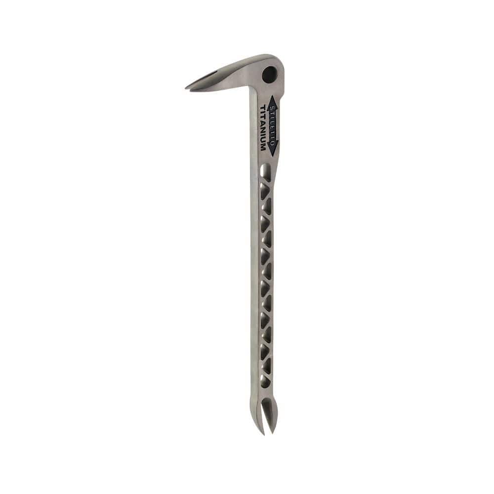 12 in. Titanium Clawbar Nail Puller with Dimpler - Image 1