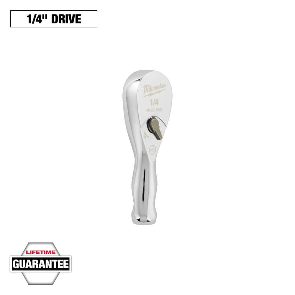 1/4 in. Drive 90-Tooth 3 in. Stubby Ratchet - Image 1