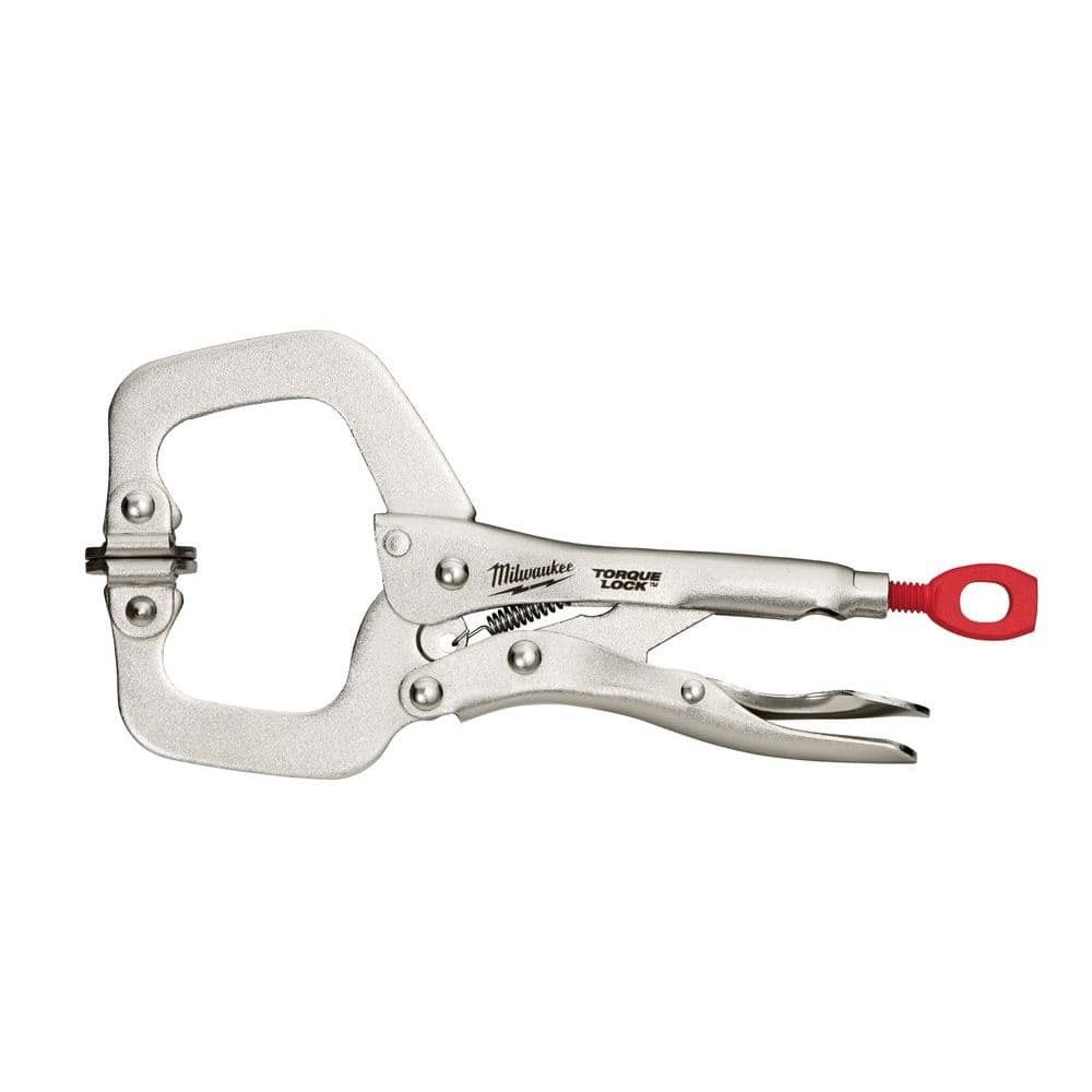 6 in. Torque Lock Locking Pliers C-Clamp With Swivel Jaws - Image 1