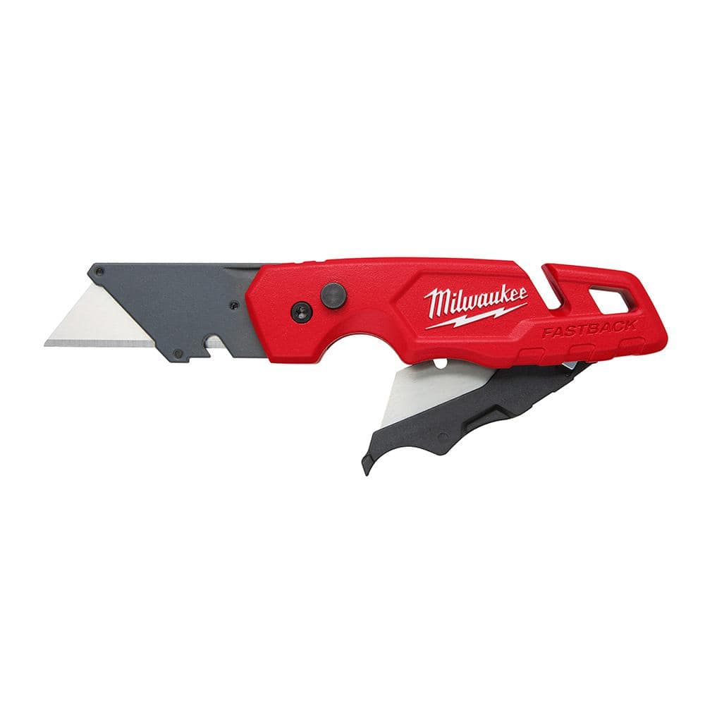 FASTBACK Folding Utility Knife with Blade Storage and General Purpose Blade - Image 1