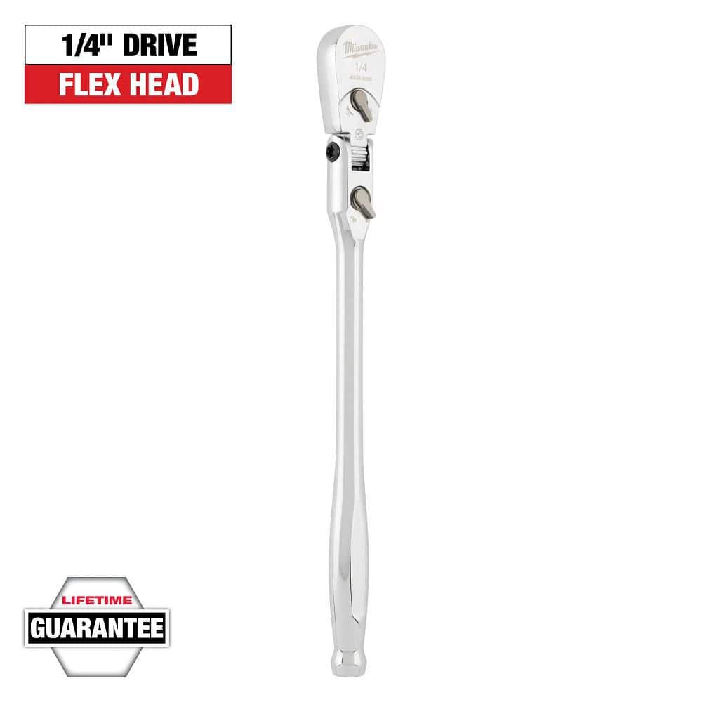 1/4 in. Drive 9 in. Flex Head Ratchet - Image 1