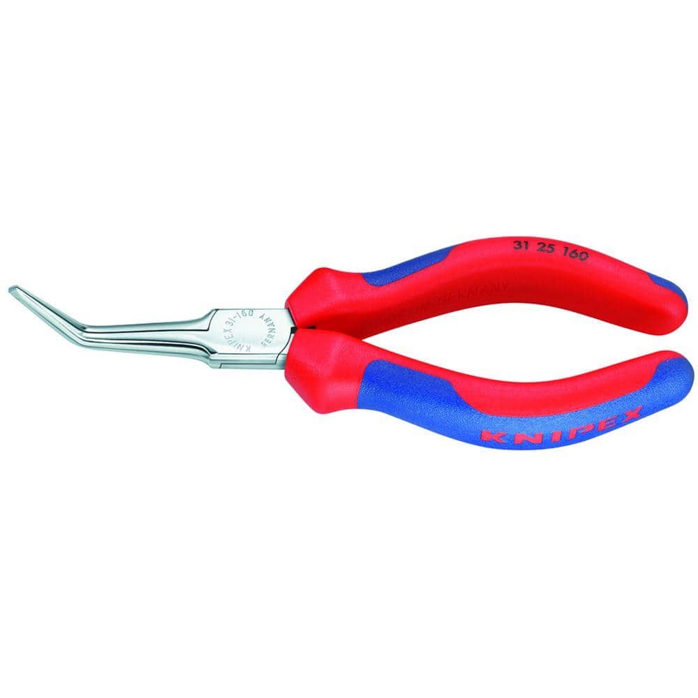 6-1/4 in. Angled Long Nose Pliers with Comfort Grip - Image 1