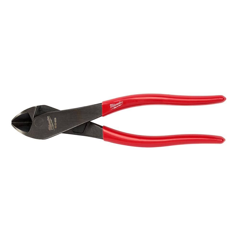 8 in. Dipped Grip Diagonal-Cutting Plier with Angled Head - Image 1