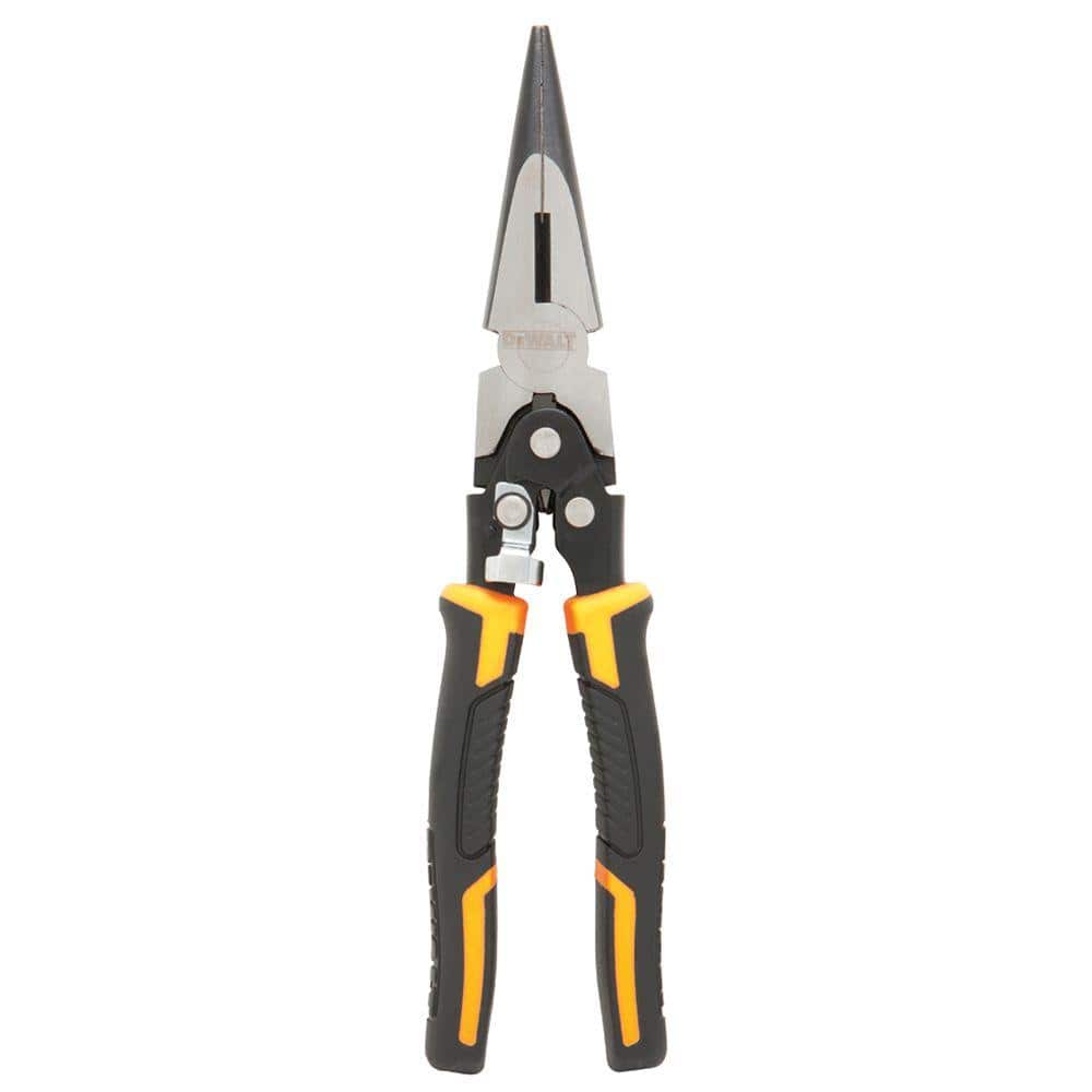 DEWALT DWHT70277 Compound Action Long Nose Pliers 9 Inch , Black - Image 1