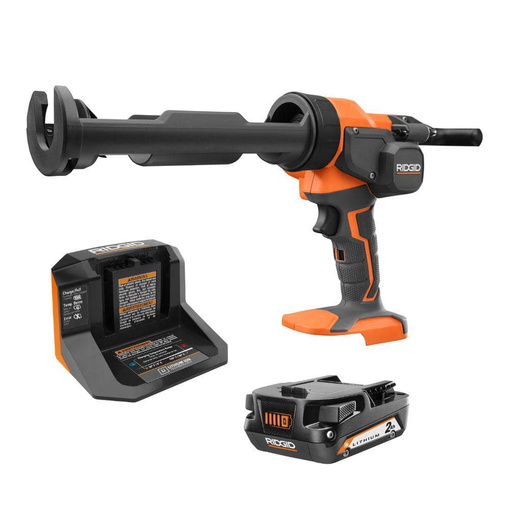 18V Cordless 10 oz. Caulk Gun and Adhesive Gun Kit with (1) 2.0 Ah Battery and Charger - Image 1